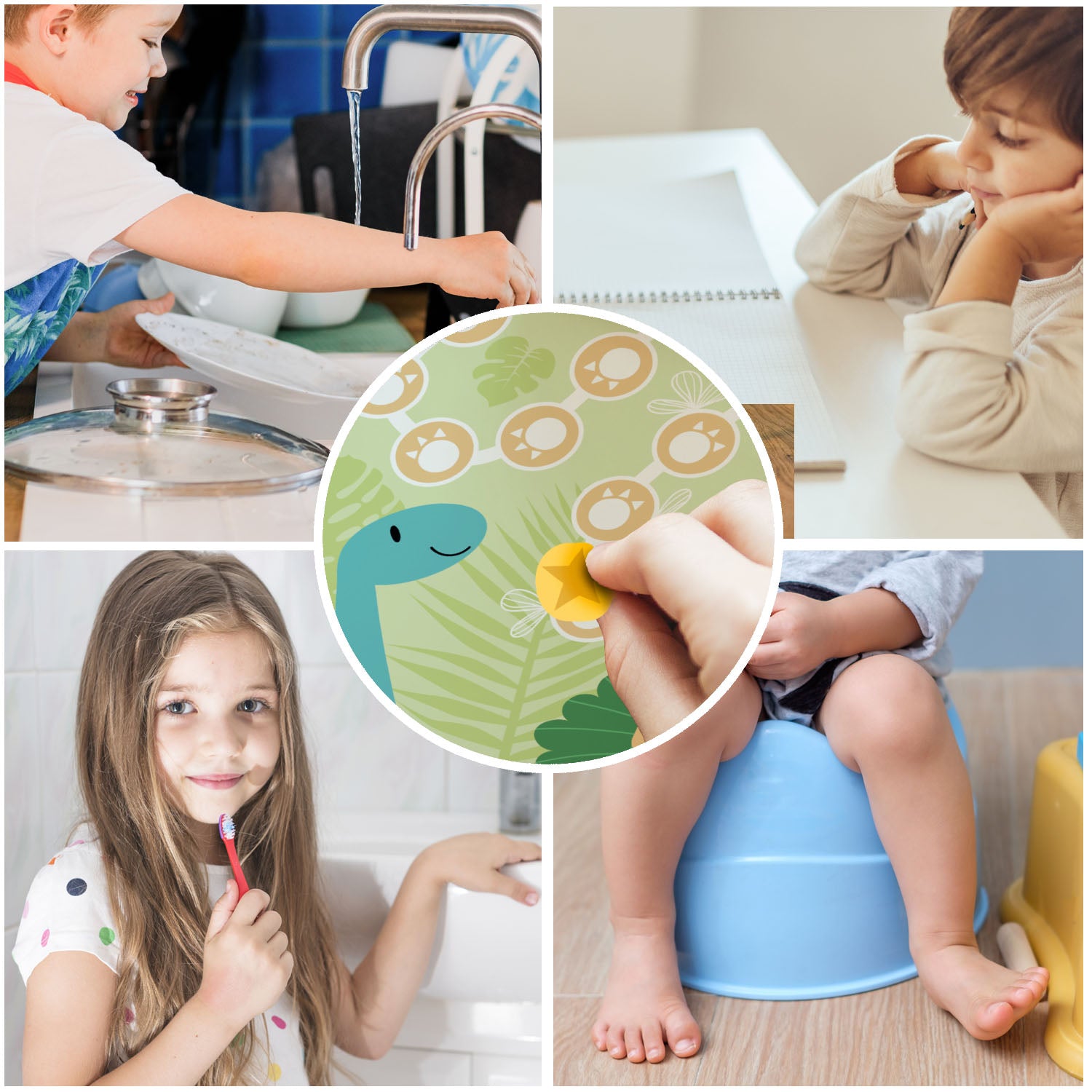 10 Belohnungstafeln für Kinder - Motiv Dino Jeka - malmichmunt.com