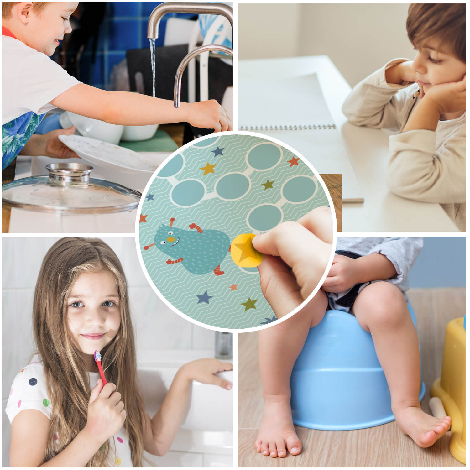 10 Belohnungstafeln für Kinder - Motiv Monster Jeka - malmichmunt.com