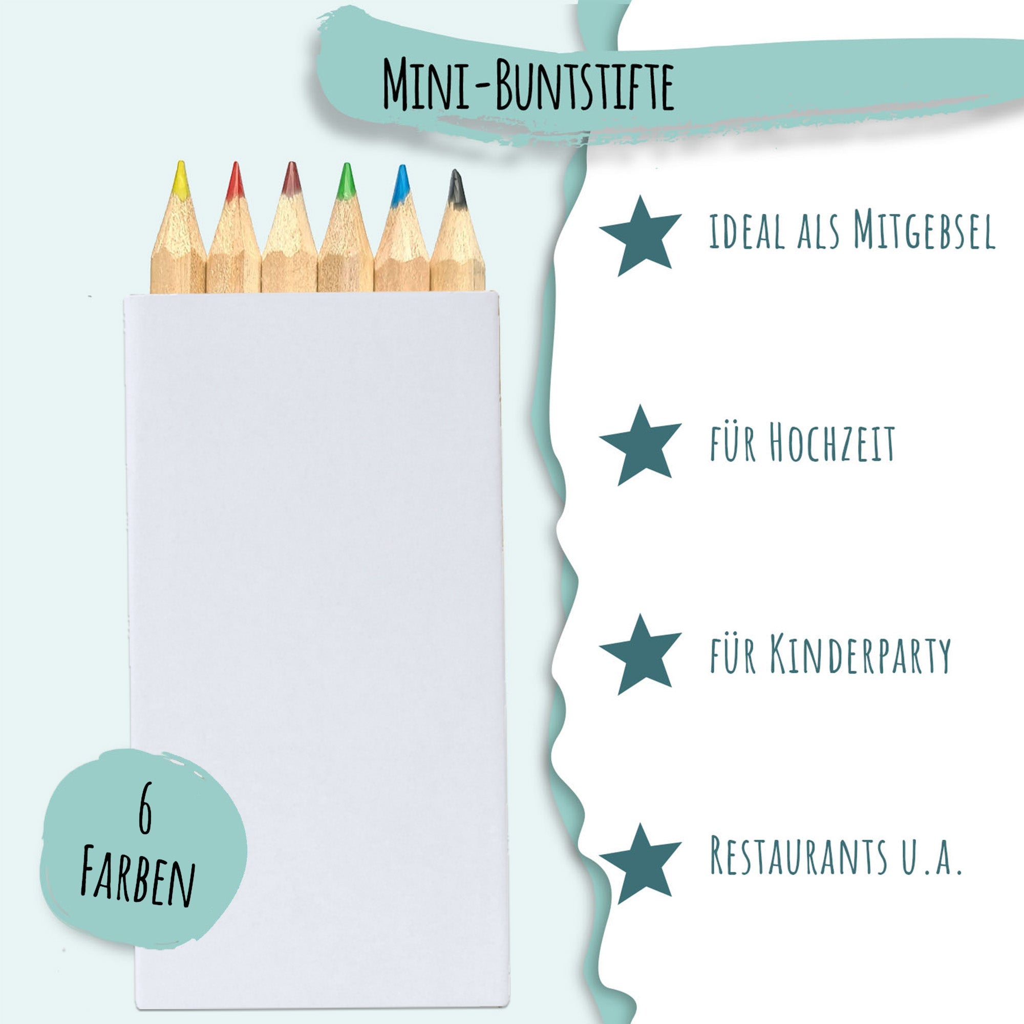 10er Set Buntstifte für Kinder Jeka - malmichmunt.com