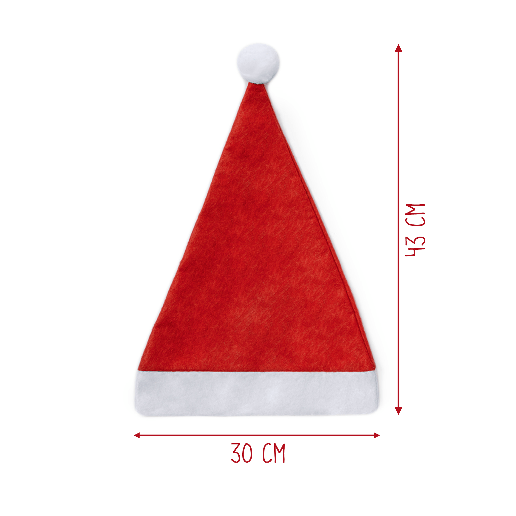 10er Set Weihnachtsmützen für Erwachsene Jeka - malmichmunt.com