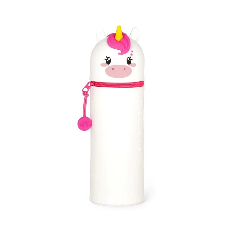 2 - in - 1 - Federmäppchen aus Silikon - Einhorn Legami - malmichmunt.com