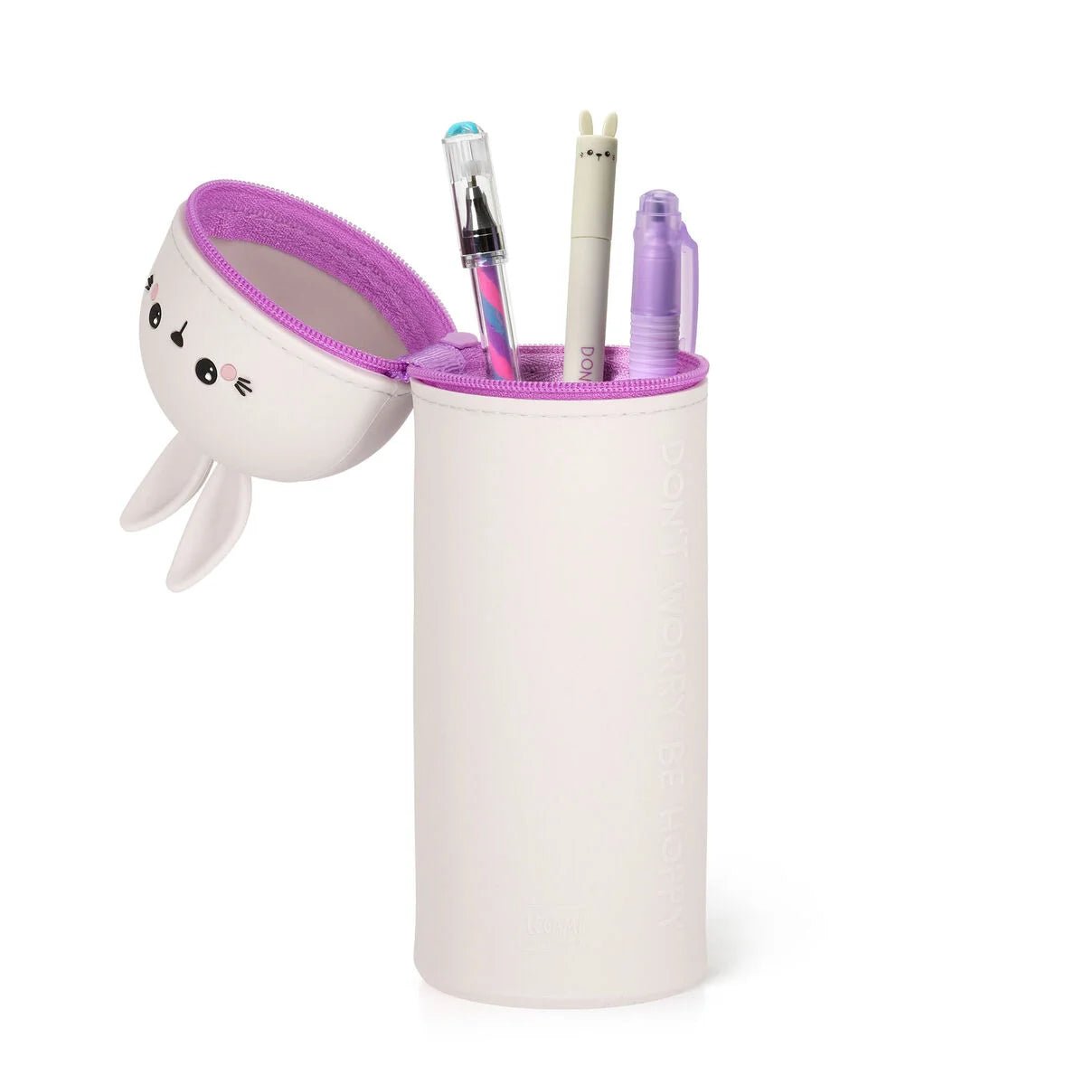 2 - in - 1 - Federmäppchen aus Silikon - Hase Legami - malmichmunt.com