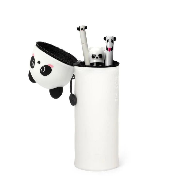 2 - in - 1 - Federmäppchen aus Silikon - Panda Legami - malmichmunt.com