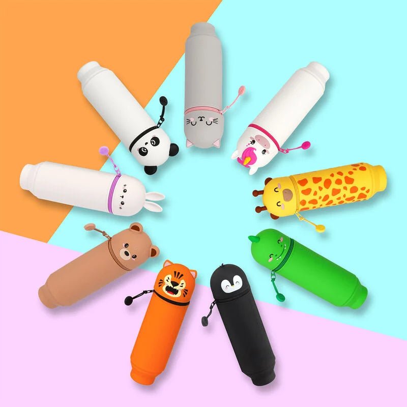 2 - in - 1 - Federmäppchen aus Silikon - Panda Legami - malmichmunt.com