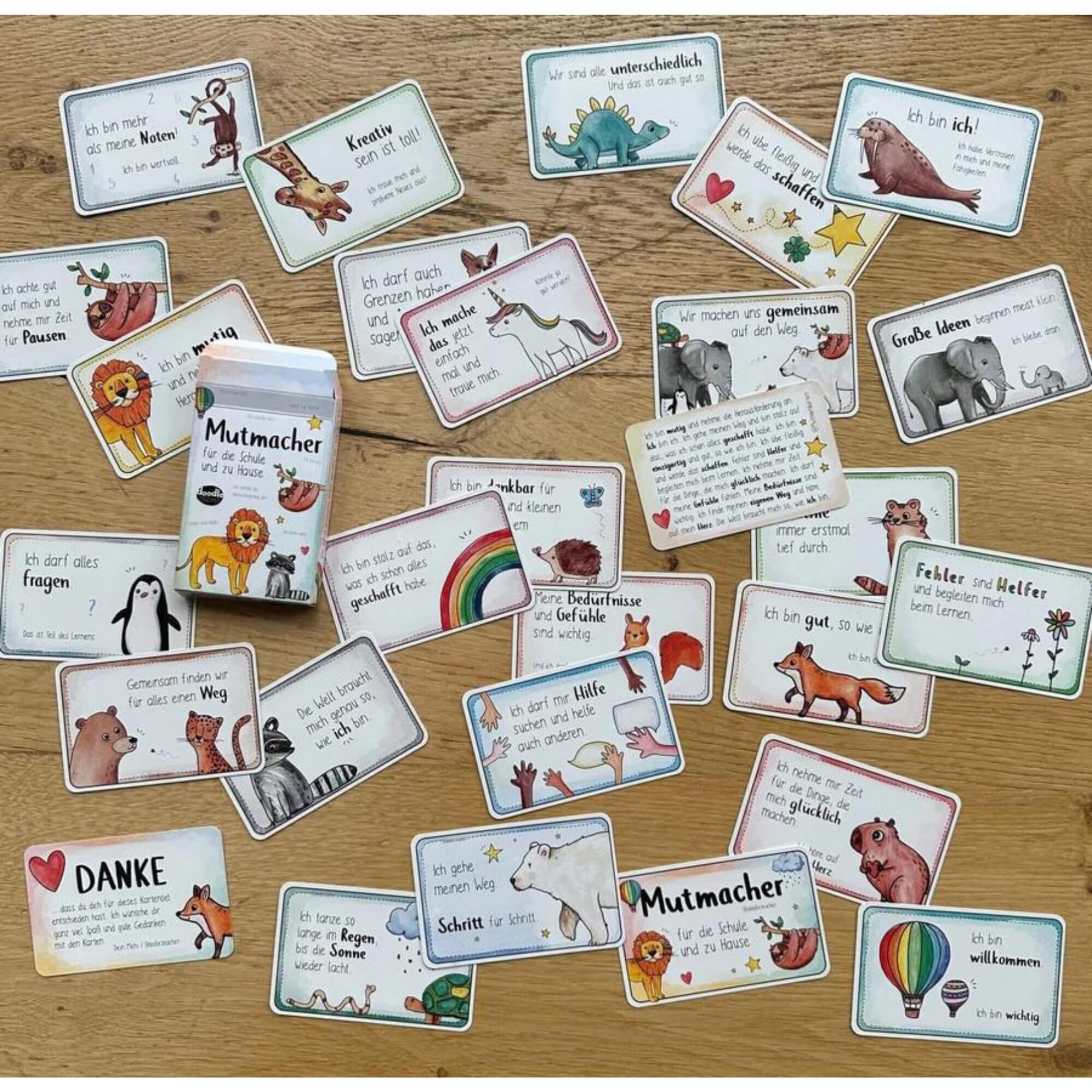 26 Mutmacherkarten mit Growth Mindset Doodleteacher - malmichmunt.com