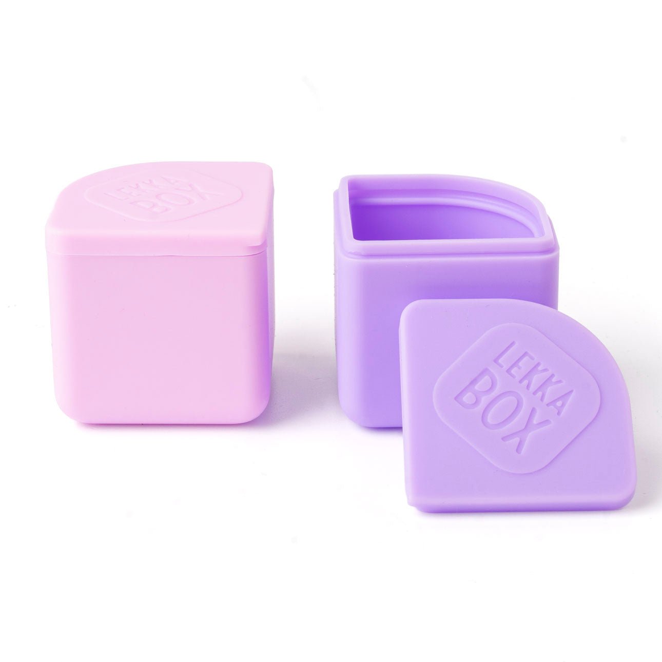 2er Set Lekkabox Silikondose - Lavender Lekkabox - malmichmunt.com