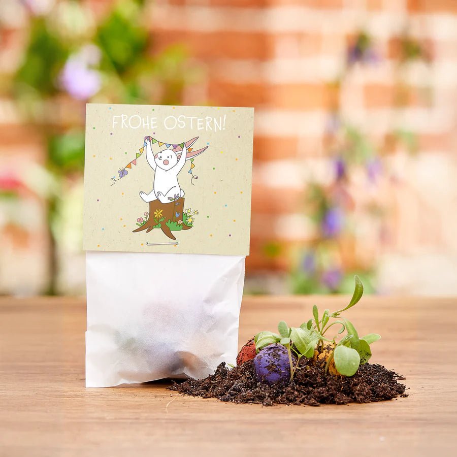 5 Blumenmurmeln im Tütchen – Osterhase Die Stadtgärtner - malmichmunt.com