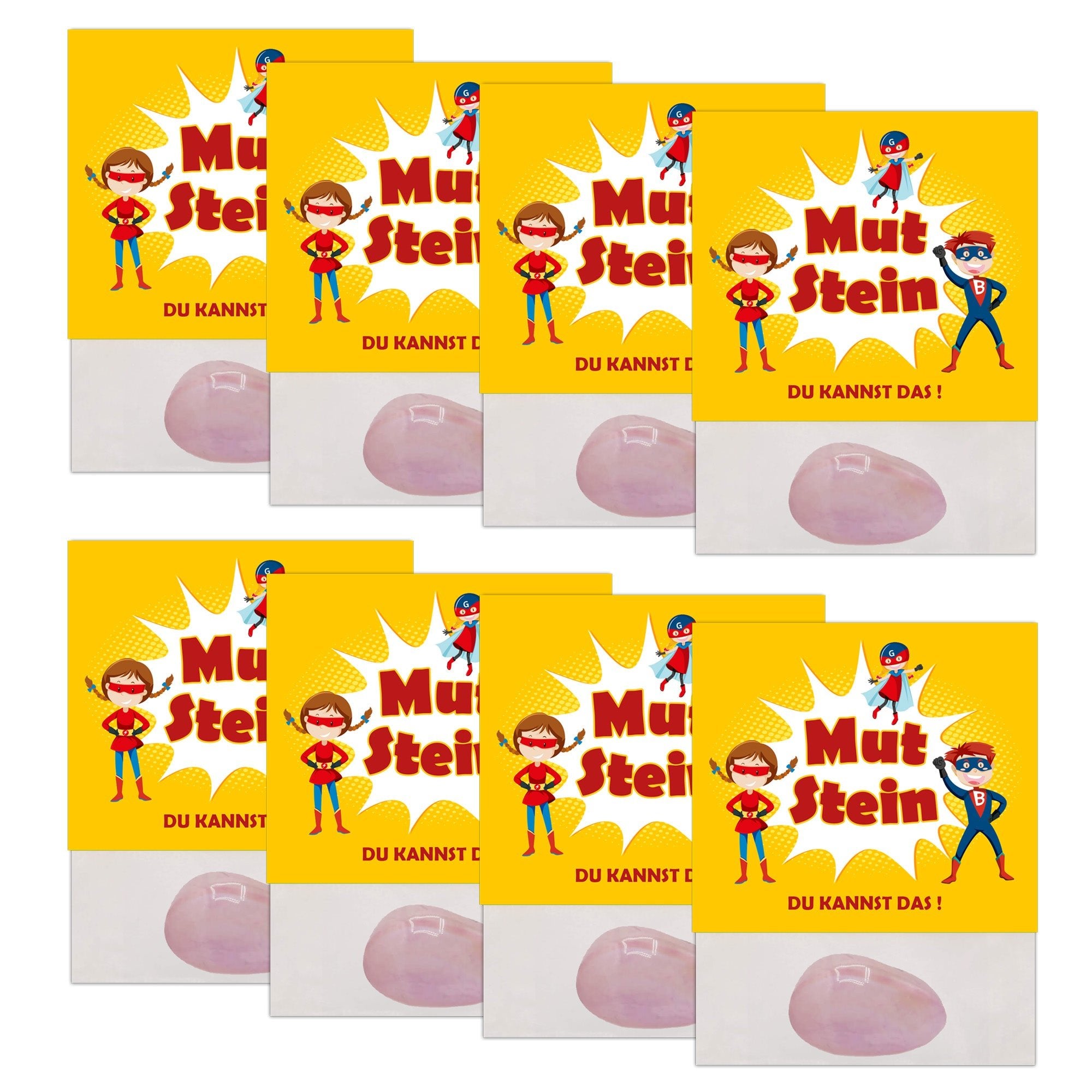 8er Set Glückssteine Mut Jeka - malmichmunt.com