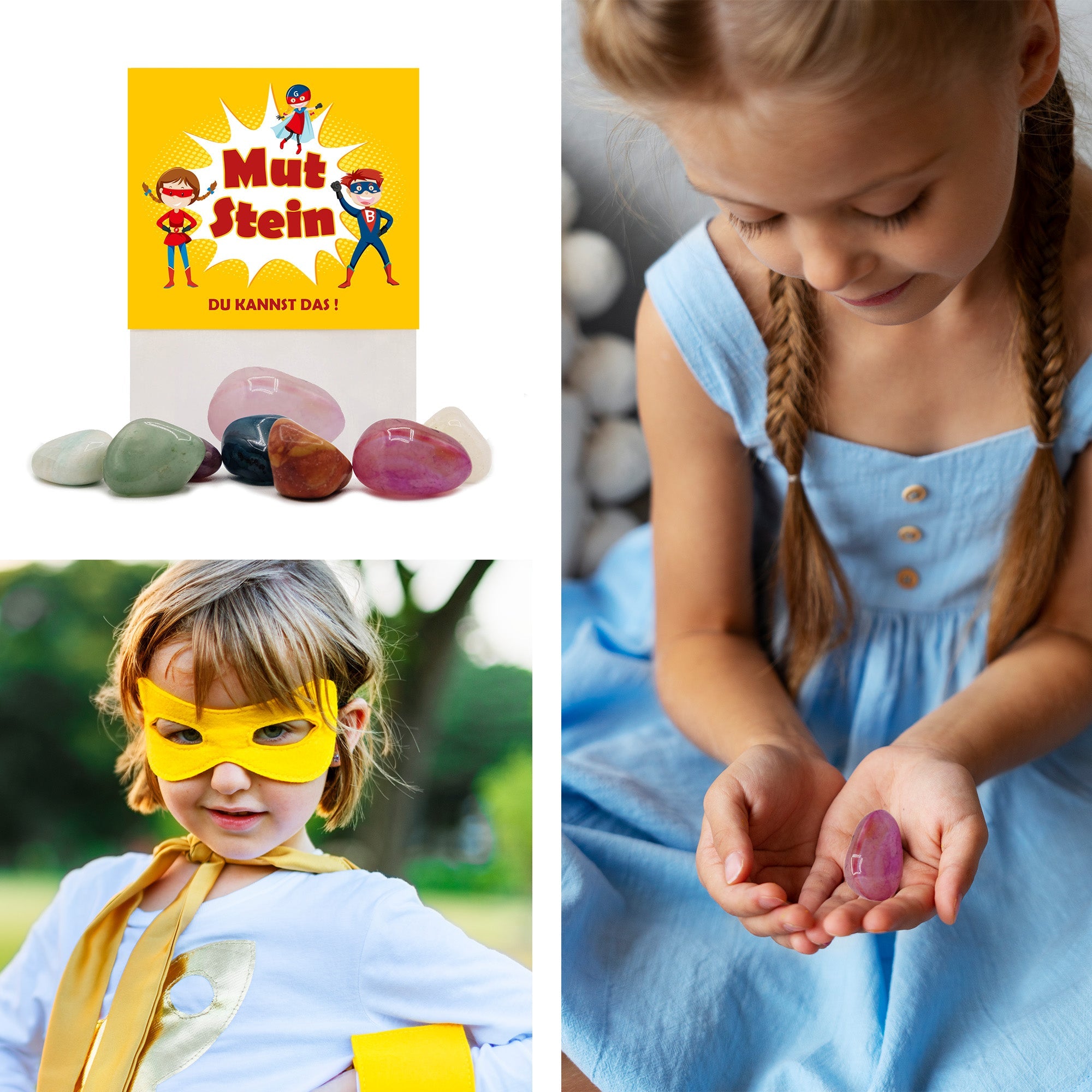 8er Set Glückssteine Mut Jeka - malmichmunt.com
