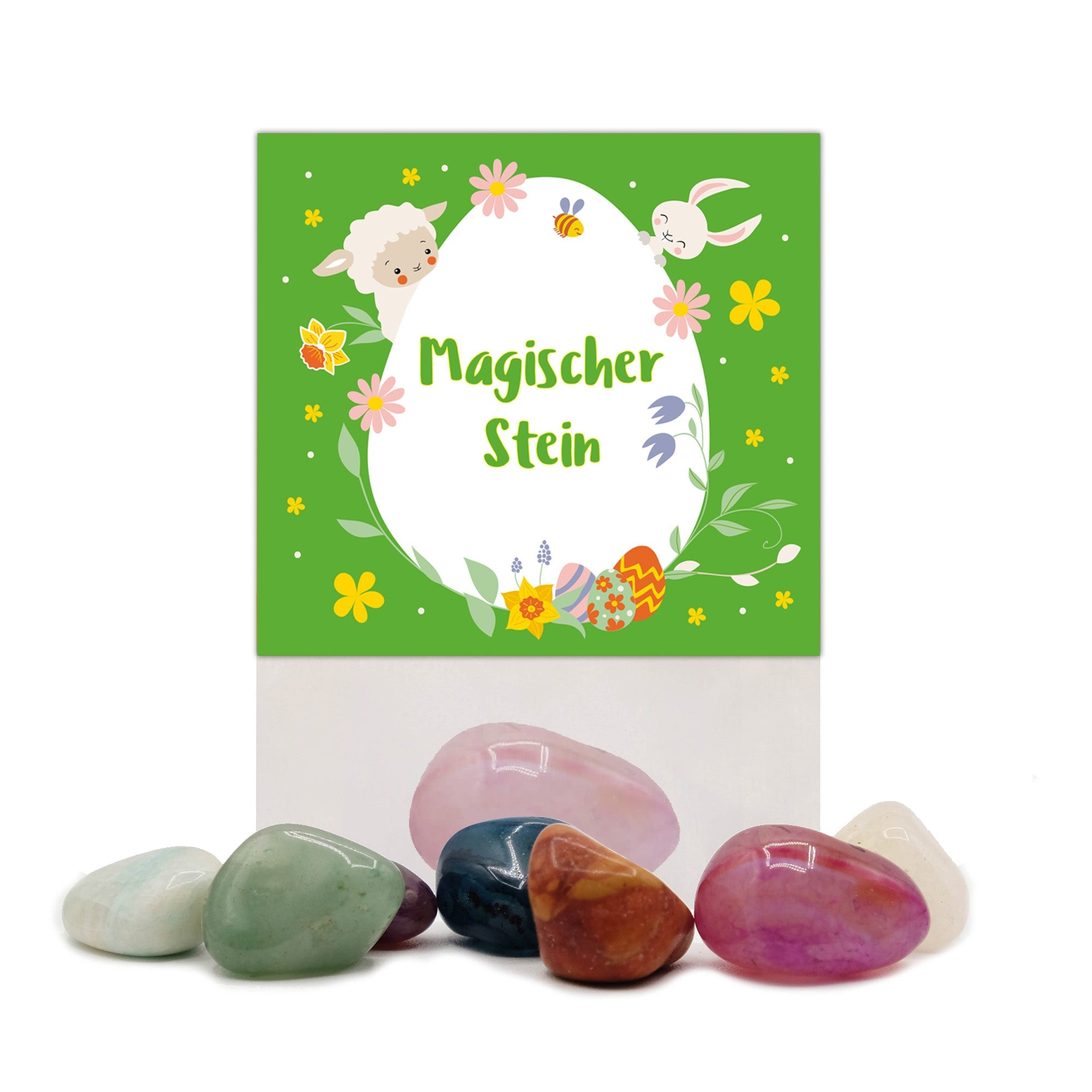 8er Set Glückssteine Ostern Jeka - malmichmunt.com