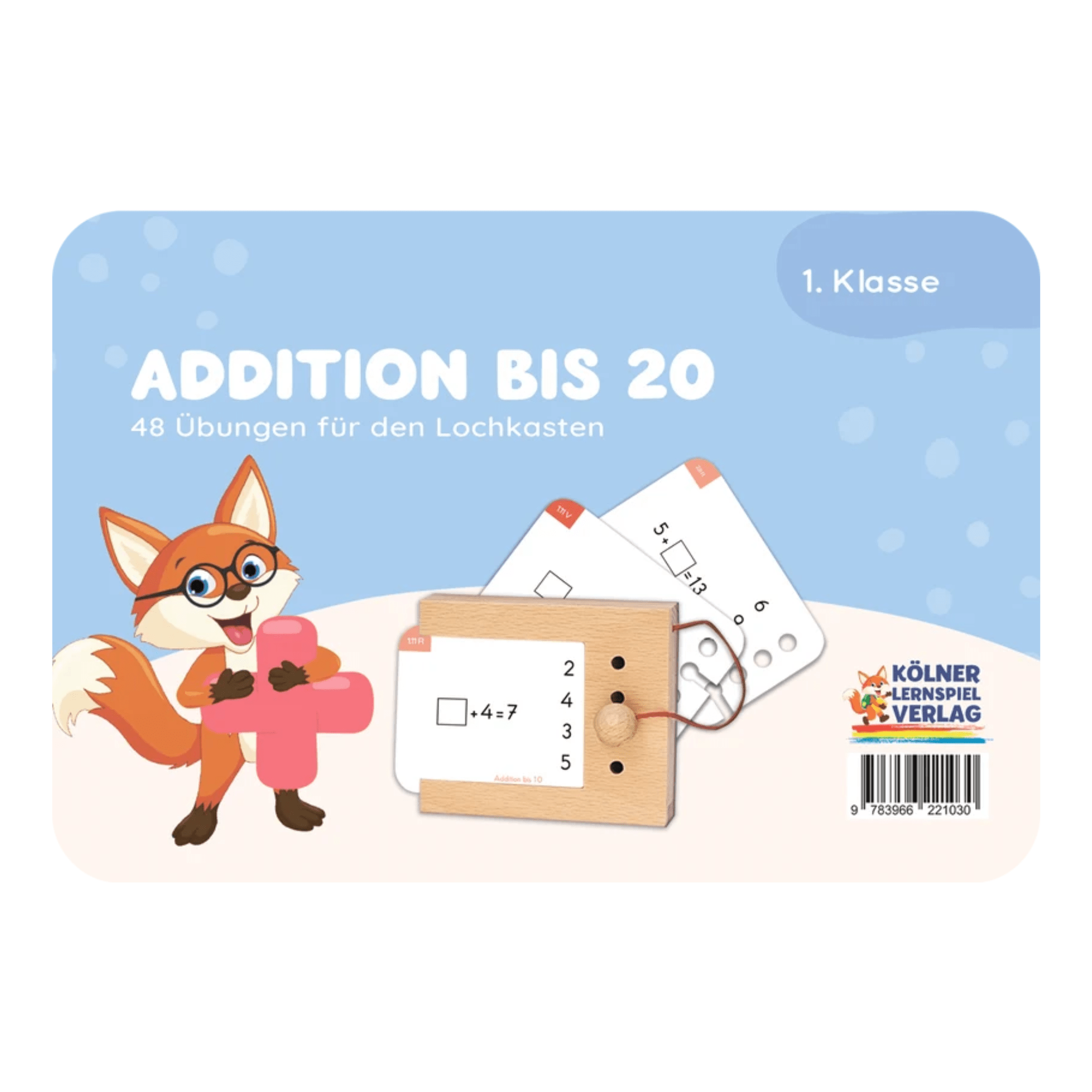 Addition bis 20 - Übungen für den Lochkasten Lernspielverlag - malmichmunt.com
