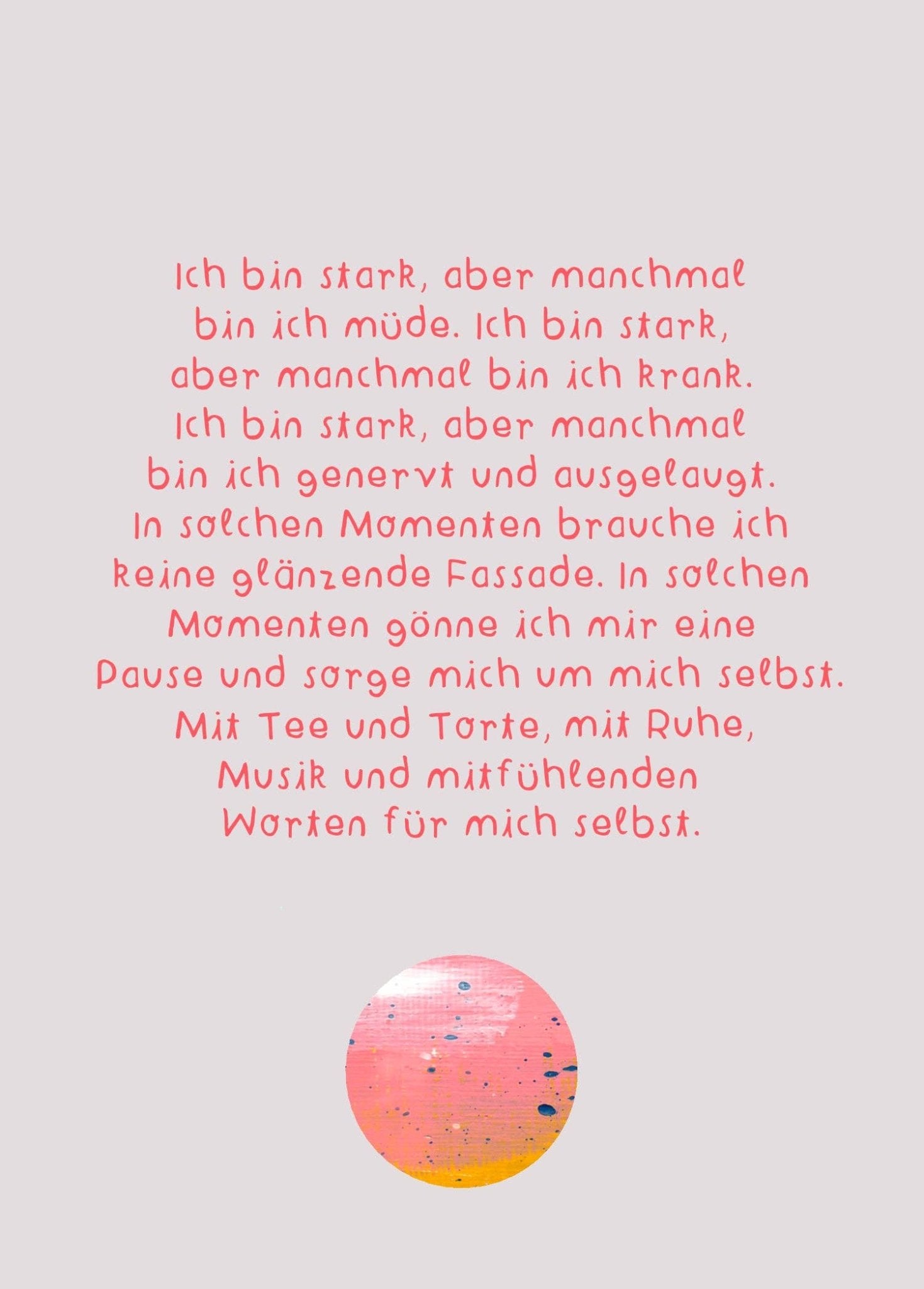 Affirmationskarten Set für Erwachsene - "Karten für ein gutes Leben" Frau Ottilie - malmichmunt.com