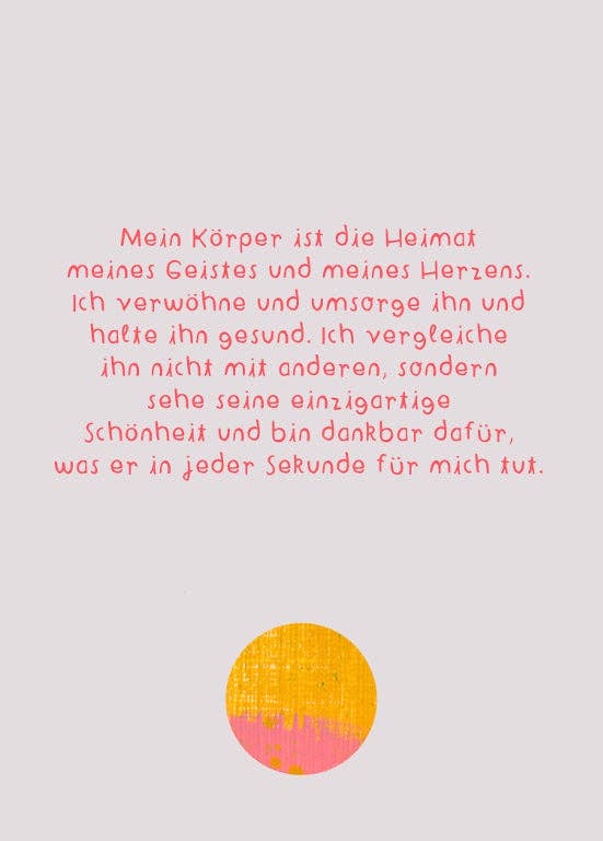 Affirmationskarten Set für Erwachsene - "Karten für ein gutes Leben" Frau Ottilie - malmichmunt.com