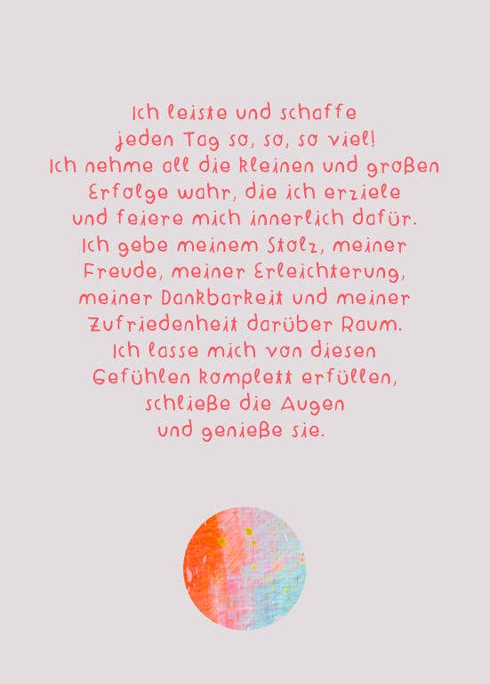 Affirmationskarten Set für Erwachsene - "Karten für ein gutes Leben" Frau Ottilie - malmichmunt.com