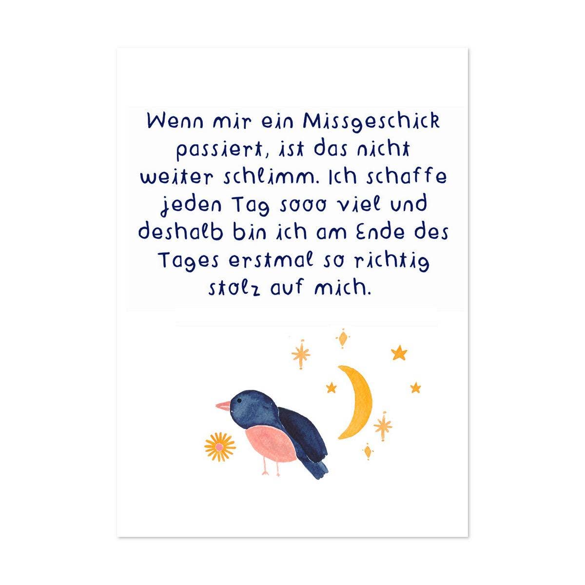 Affirmationskarten Set für Kinder - "Karten für ein schönes Leben" Frau Ottilie - malmichmunt.com