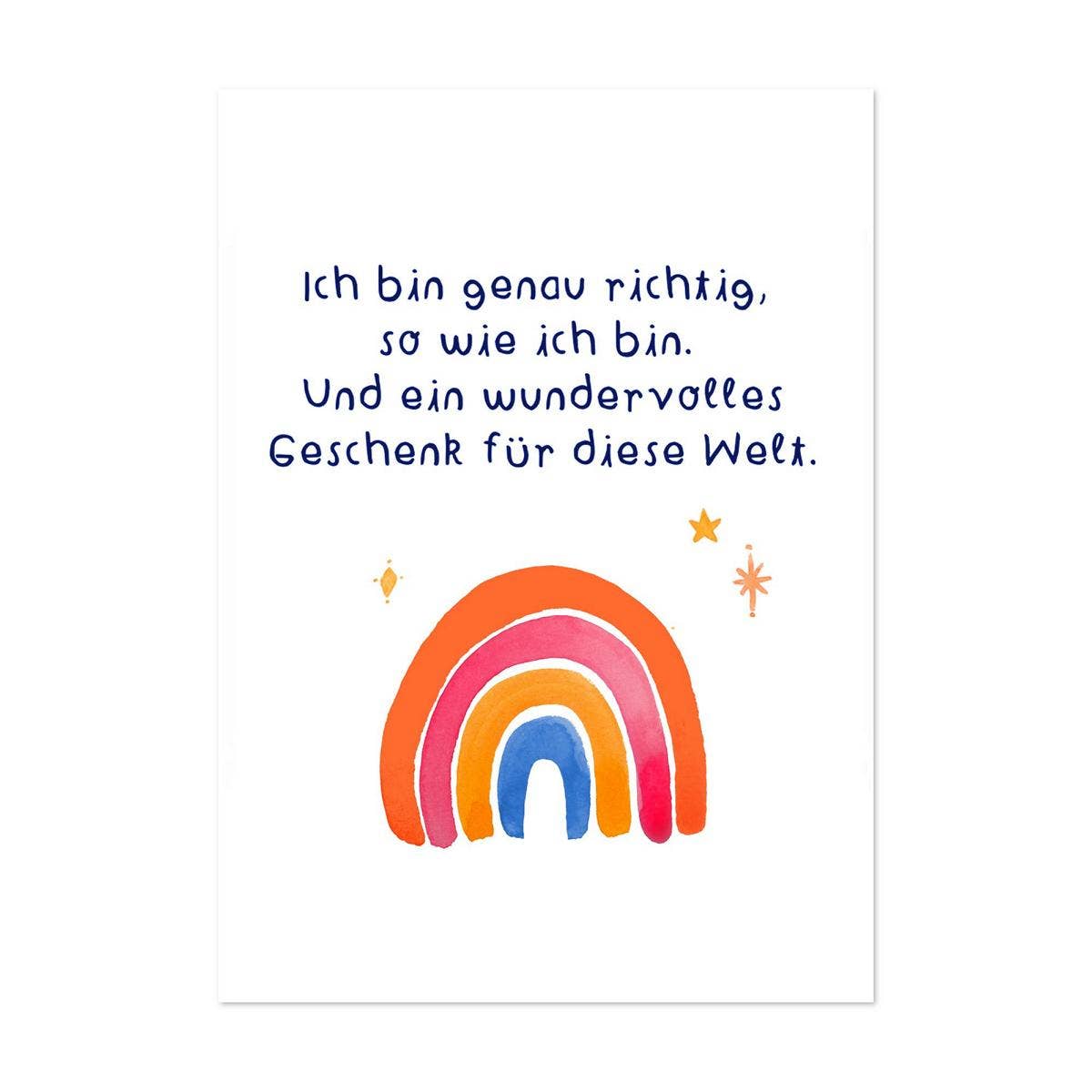 Affirmationskarten Set für Kinder - "Karten für ein schönes Leben" Frau Ottilie - malmichmunt.com