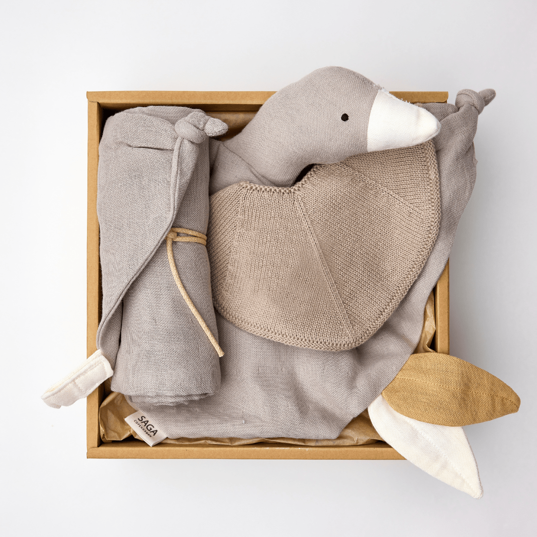 Baby - Geschenkbox - "Tiny Paws" - Nachhaltig & Bio Saga Copenhagen - malmichmunt.com