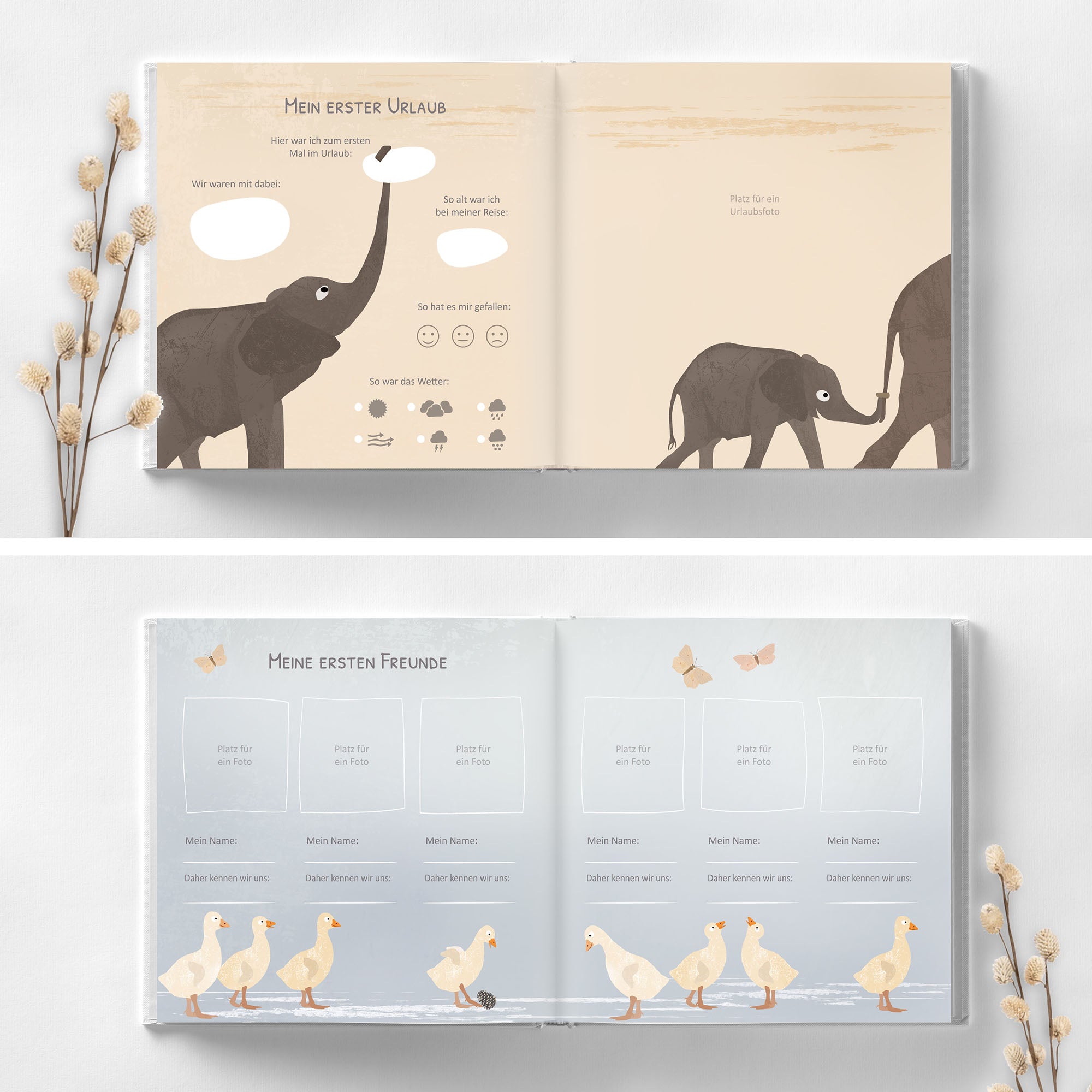 Babyalbum "Mein erstes Jahr" Fräulein Elvira - malmichmunt.com