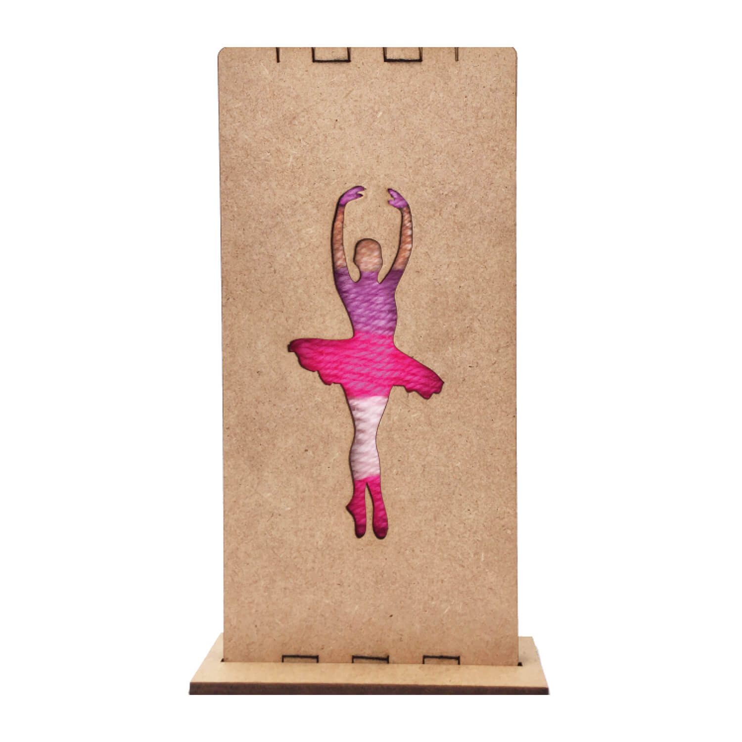 Bastelset Ballerina - Weben für Kinder Mikiprojekt - malmichmunt.com
