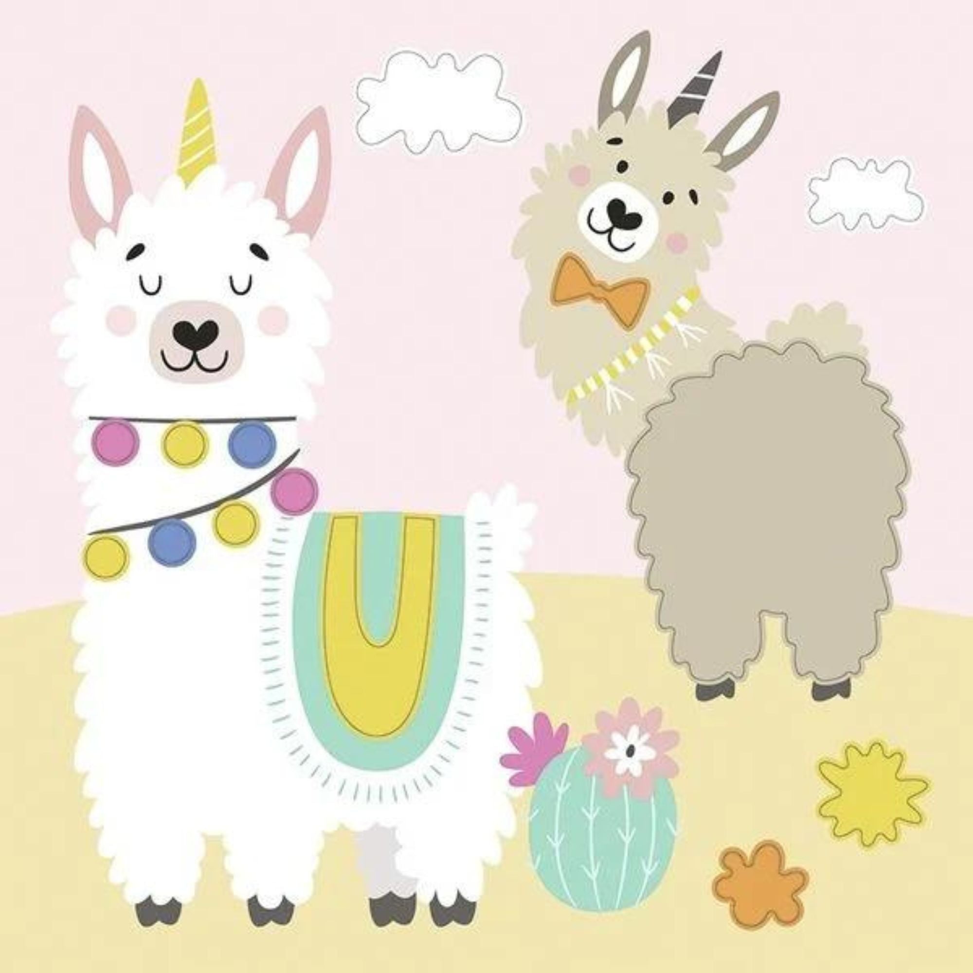 Bastelset Filzbilder "Happy friends" Ursus - malmichmunt.com
