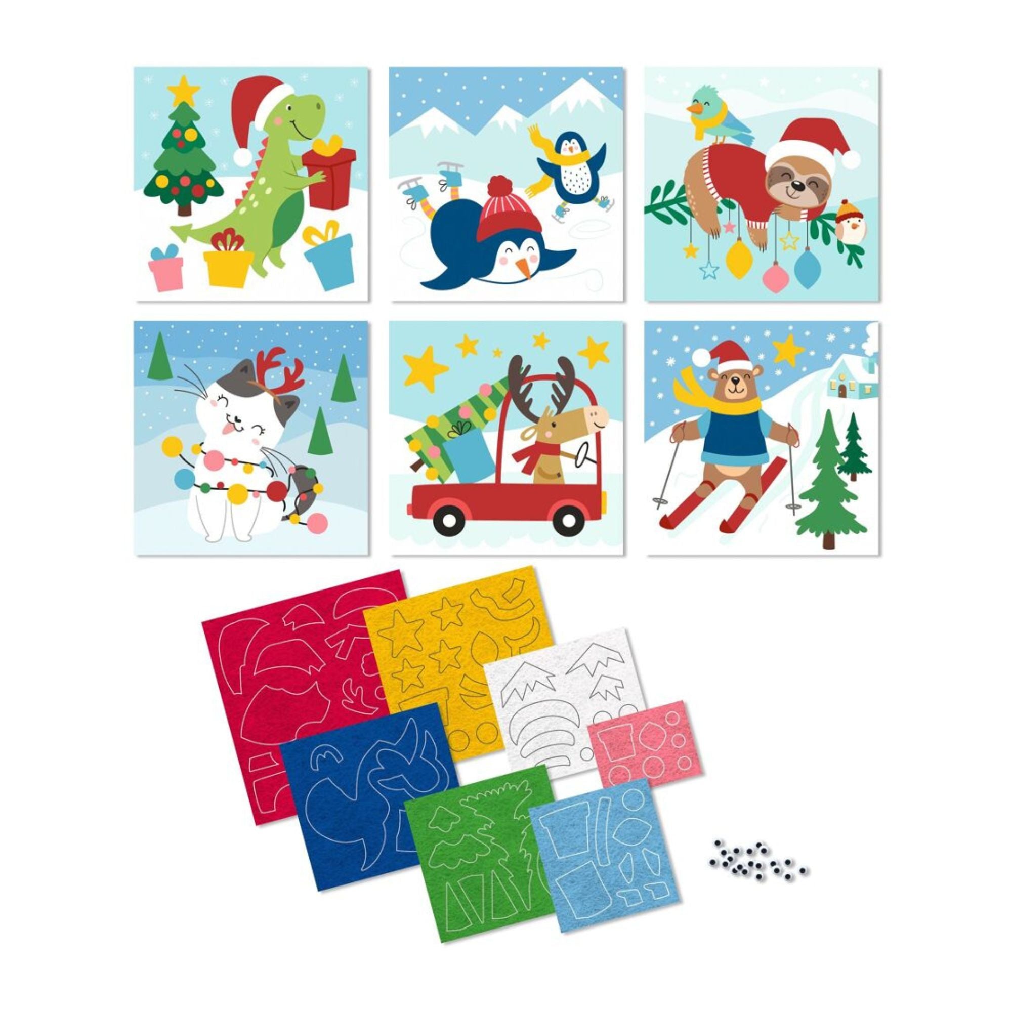 Bastelset Filzbilder "Winter friends" Ursus - malmichmunt.com
