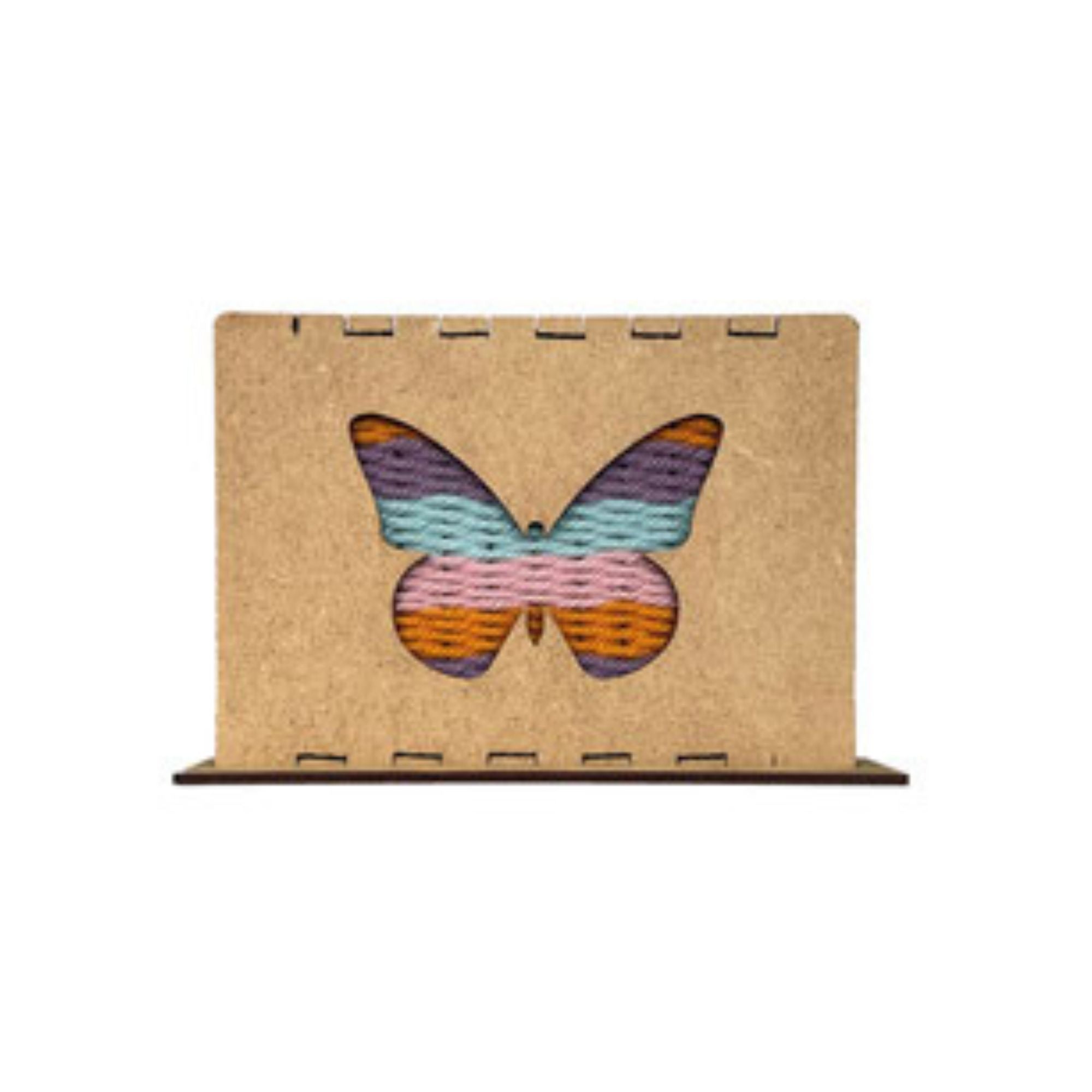 Bastelset Schmetterling - Weben für Kinder Mikiprojekt - malmichmunt.com