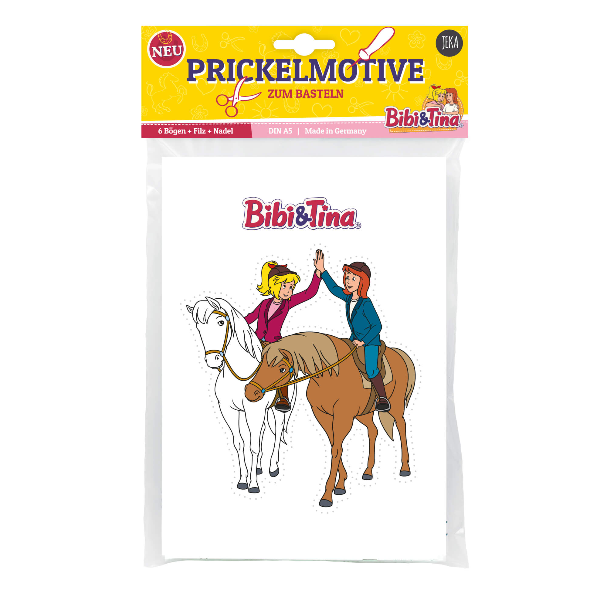 Bibi & Tina Prickelset zum Basteln Jeka - malmichmunt.com