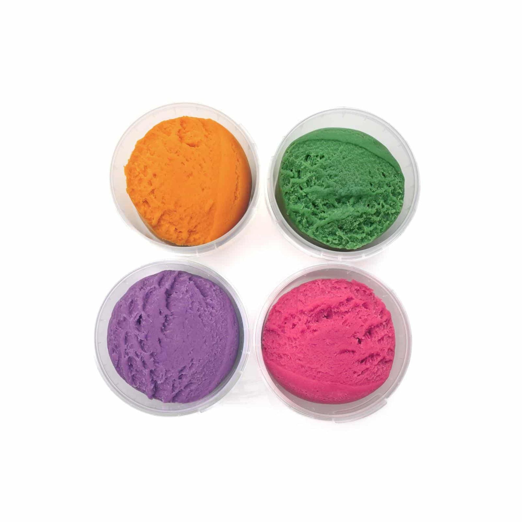 Bio Easy - Knete - 4er Set "Loki" neoGRÜN - malmichmunt.com