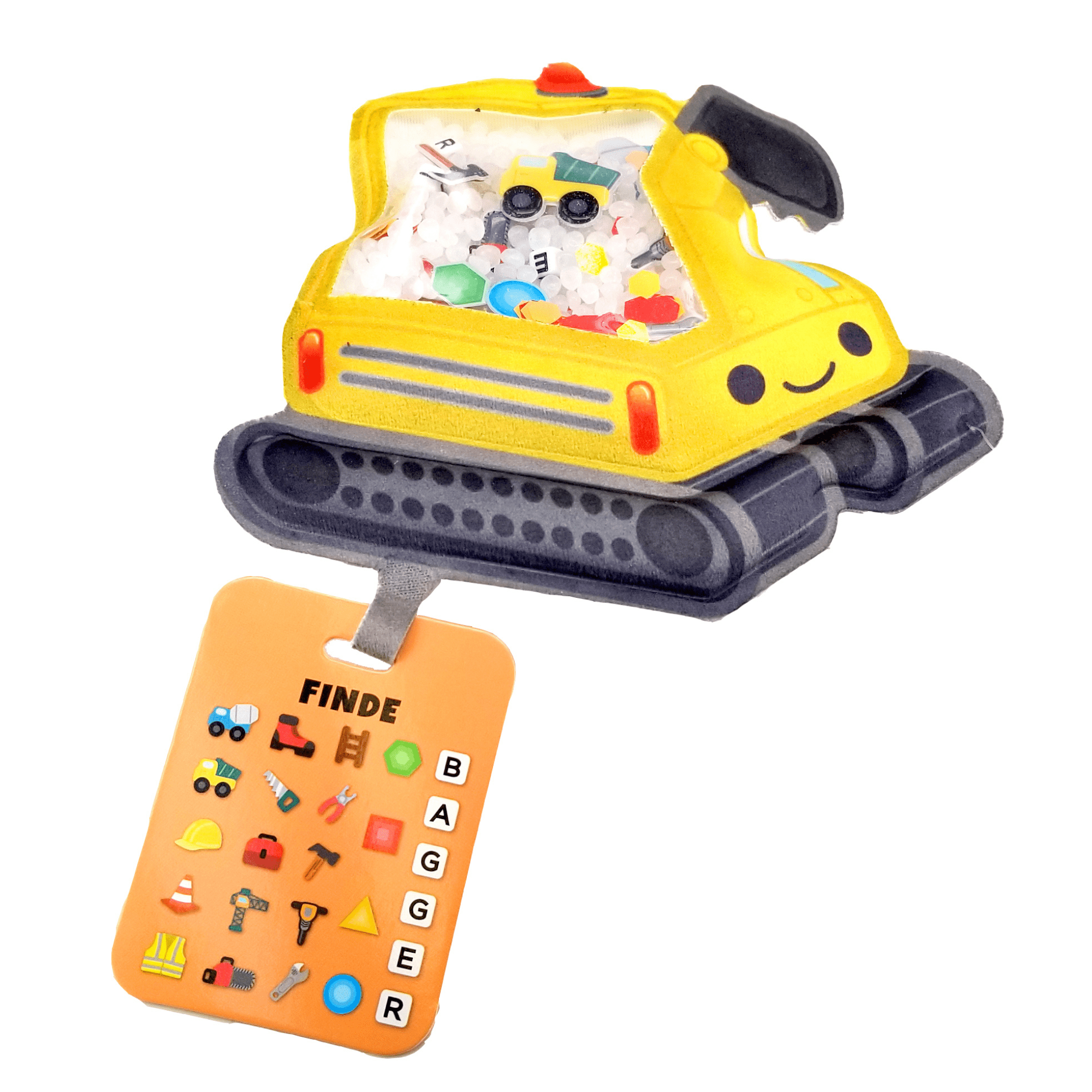Bizyboo Seek´n´Find busy Bag - Motiv Bagger Bauer Spielwaren - malmichmunt.com