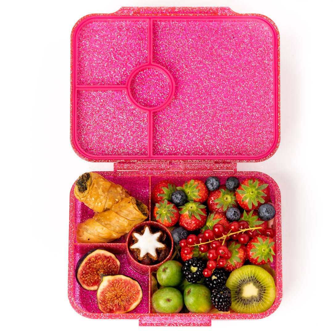 Brotdose Lekkabox Glamour Glitzer Pink Lekkabox - malmichmunt.com