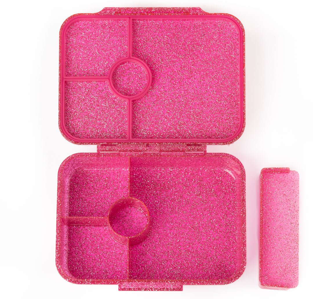 Brotdose Lekkabox Glamour Glitzer Pink Lekkabox - malmichmunt.com