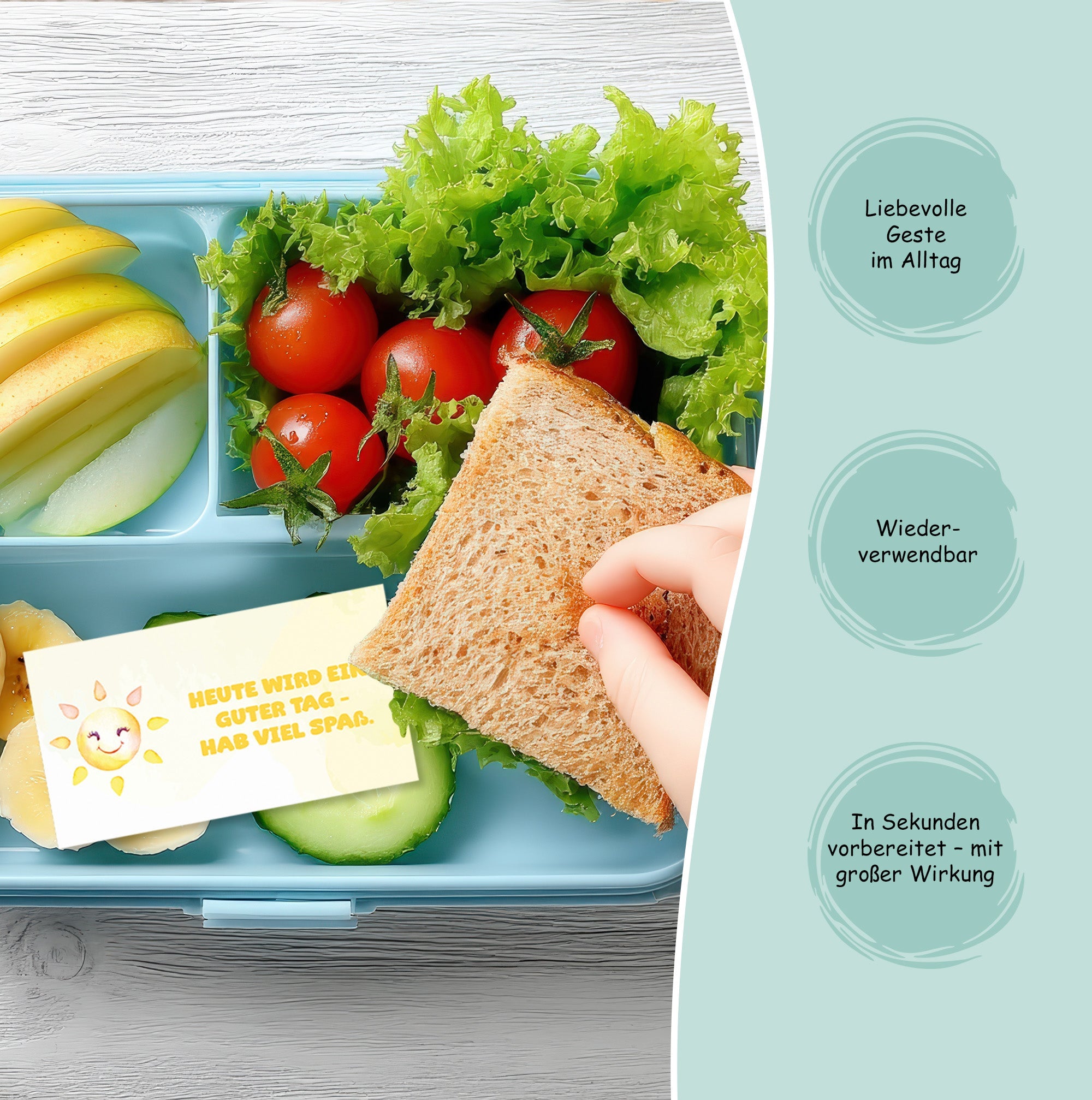 Brotdosenkarten für Kinder - Aquarell Jeka - malmichmunt.com