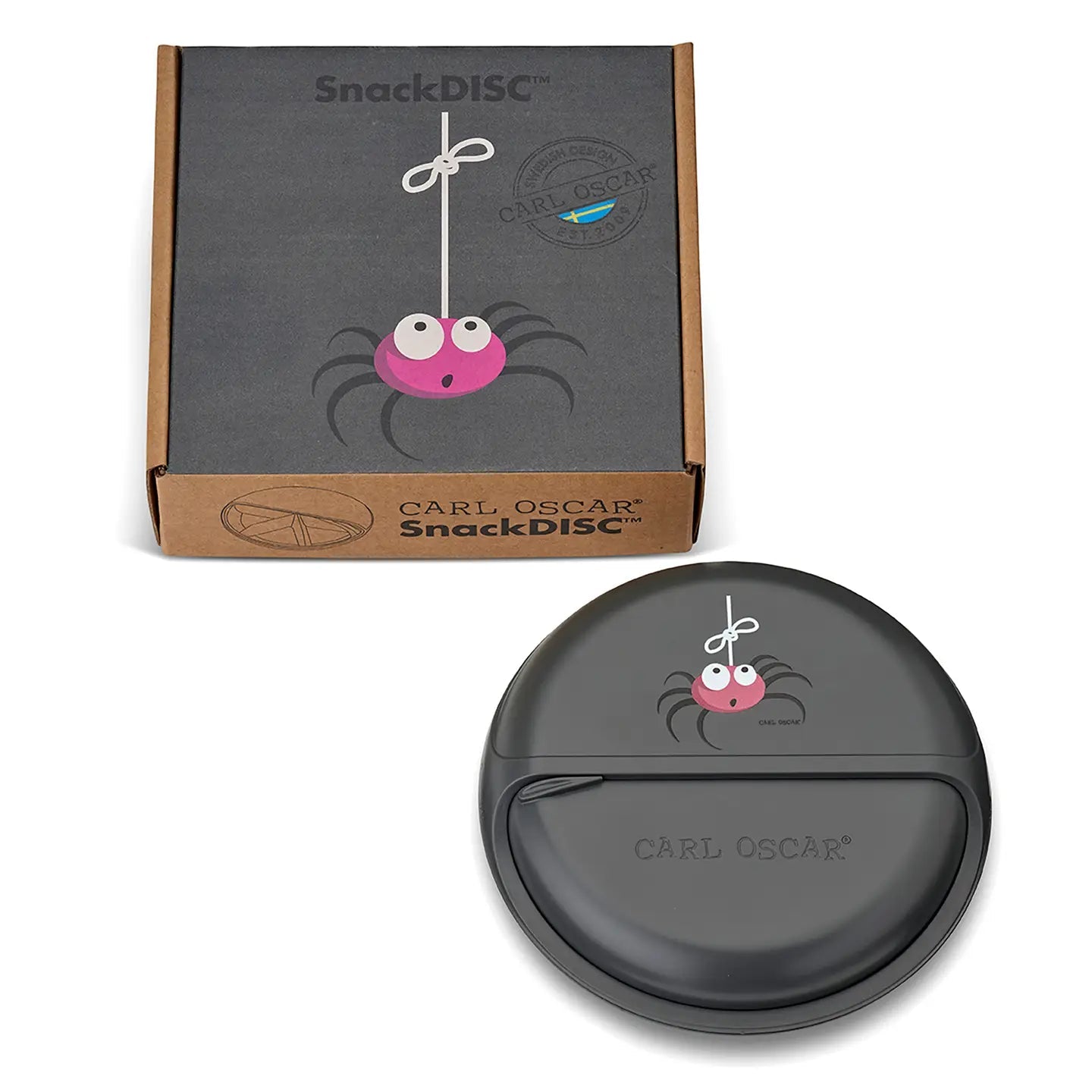 Carl Oscar SnackDISC™ für Kinder – Spinne Carl Oscar - malmichmunt.com