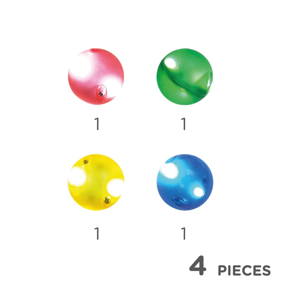 Clever Clixx Leuchtende Kugeln, 4er Set Clever Clixx - malmichmunt.com