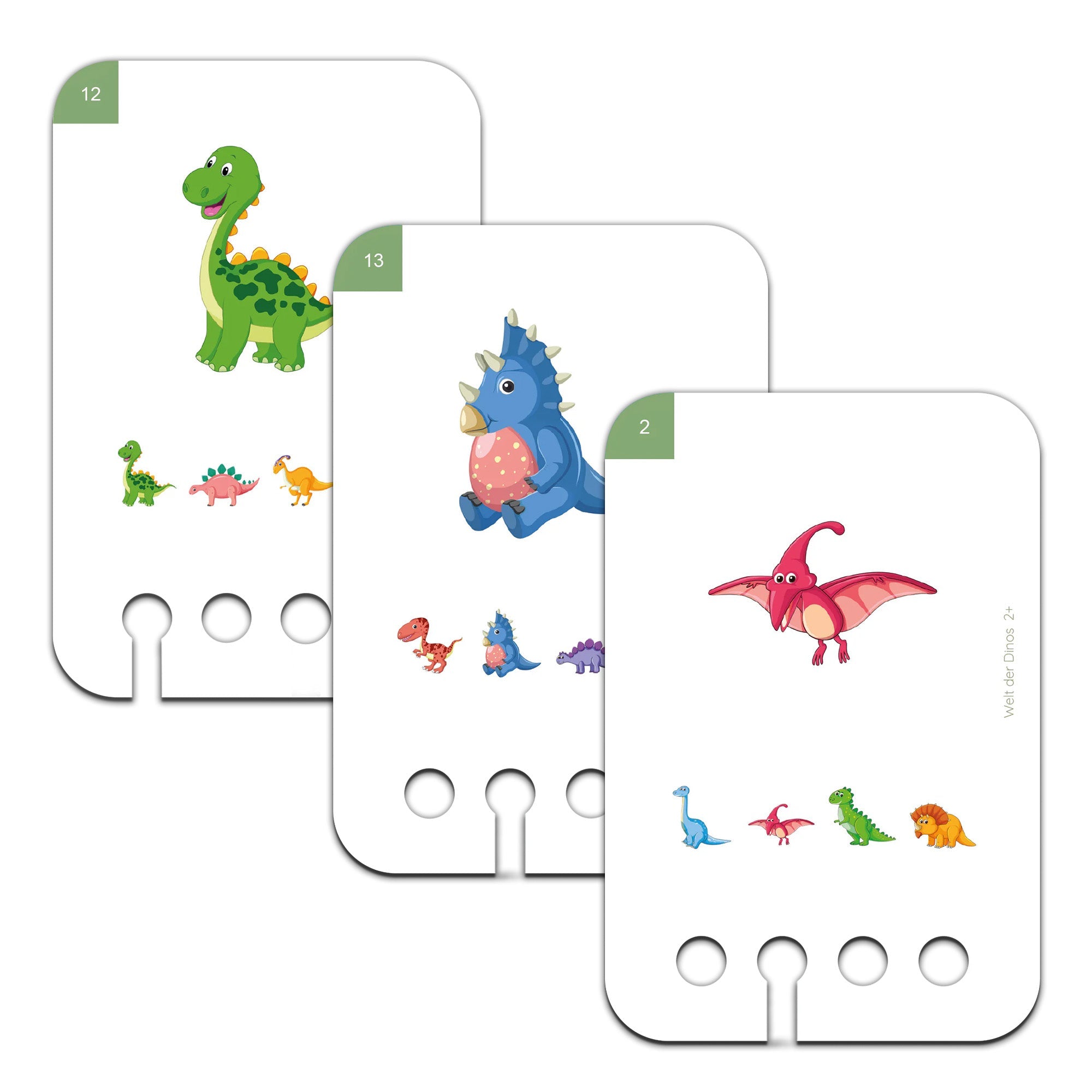 Erste Übungen für den Lochkasten - Welt der Dinos Lernspielverlag - malmichmunt.com