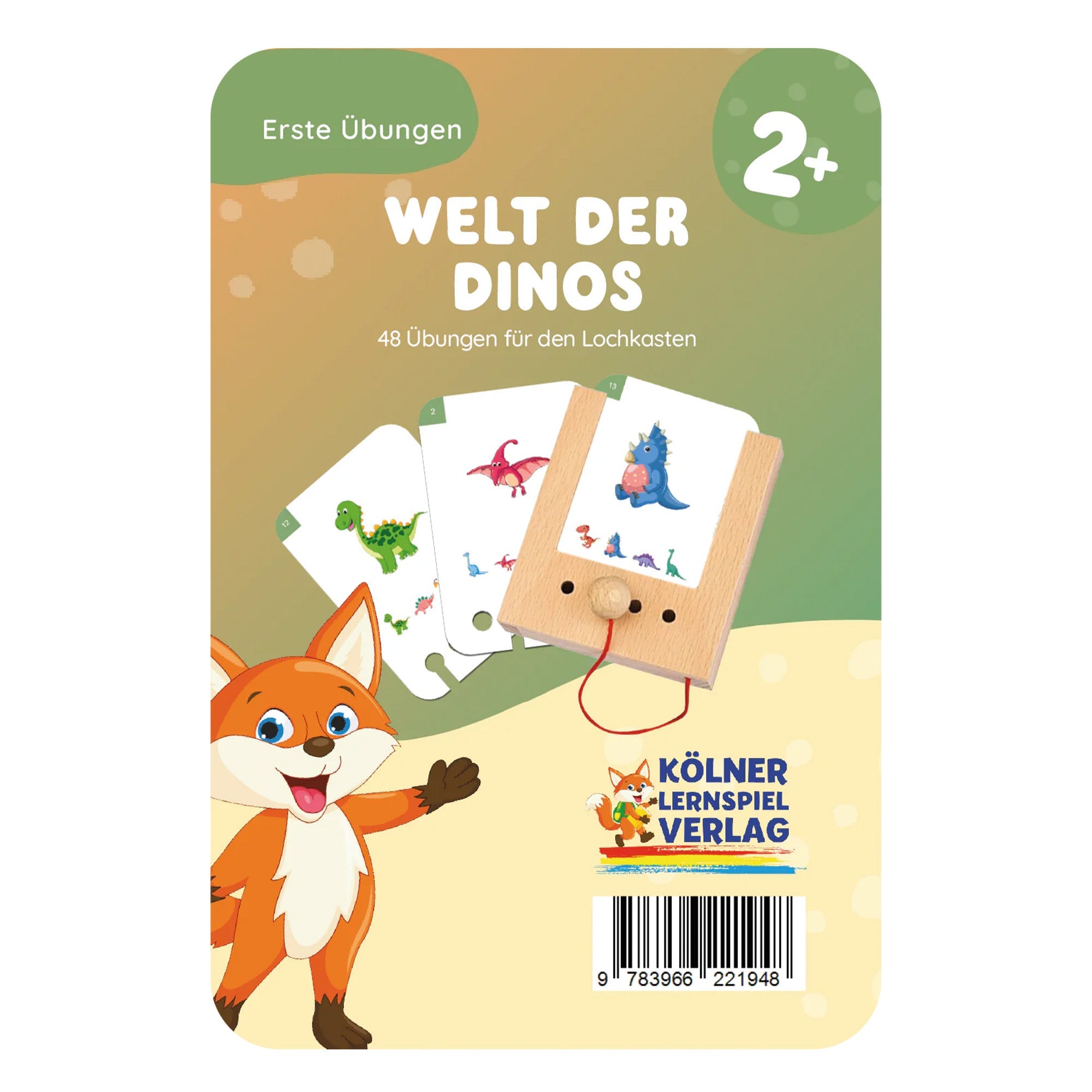 Erste Übungen für den Lochkasten - Welt der Dinos Lernspielverlag - malmichmunt.com