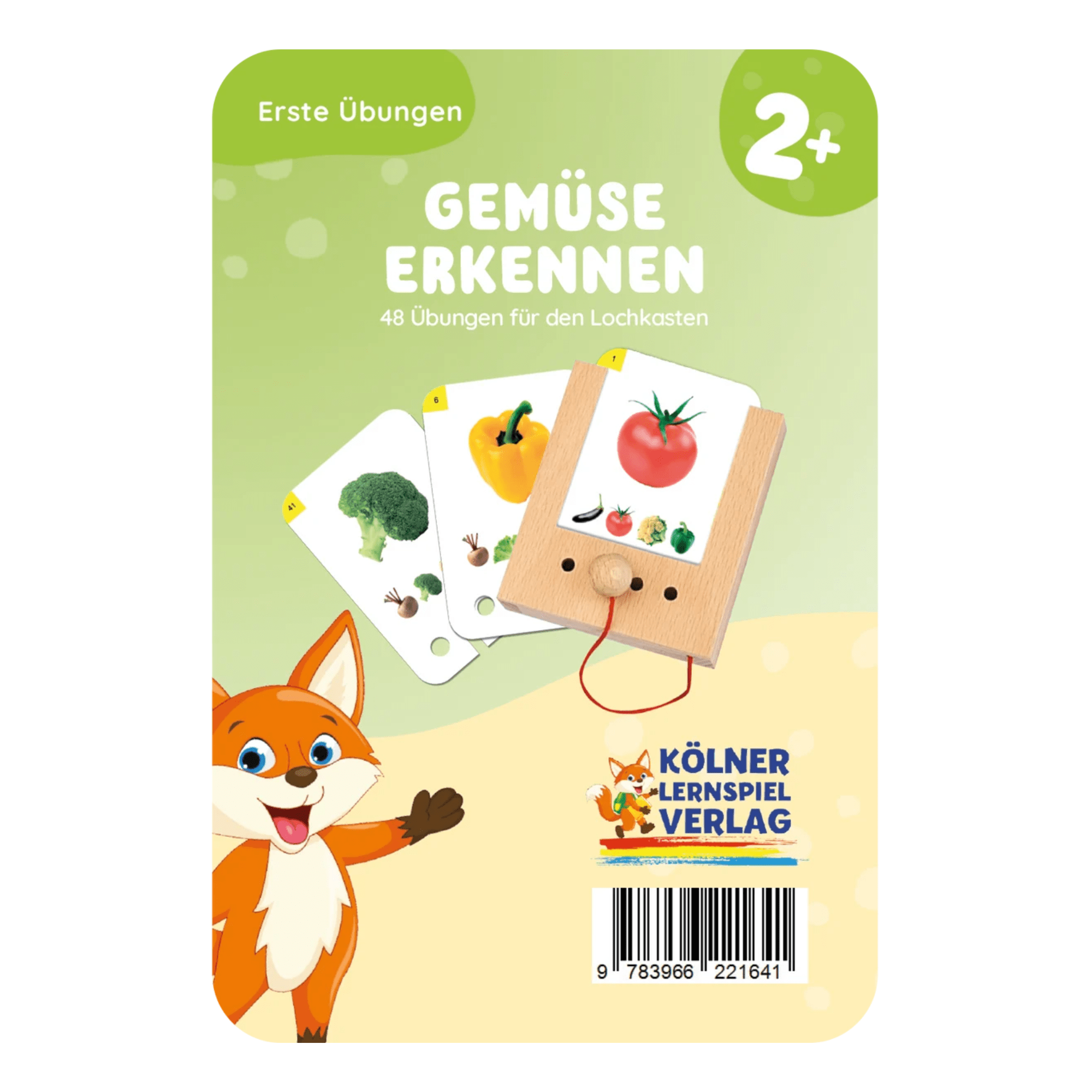 Erste Übungen - Gemüse erkennen für Lochkasten 2+ Lernspielverlag - malmichmunt.com