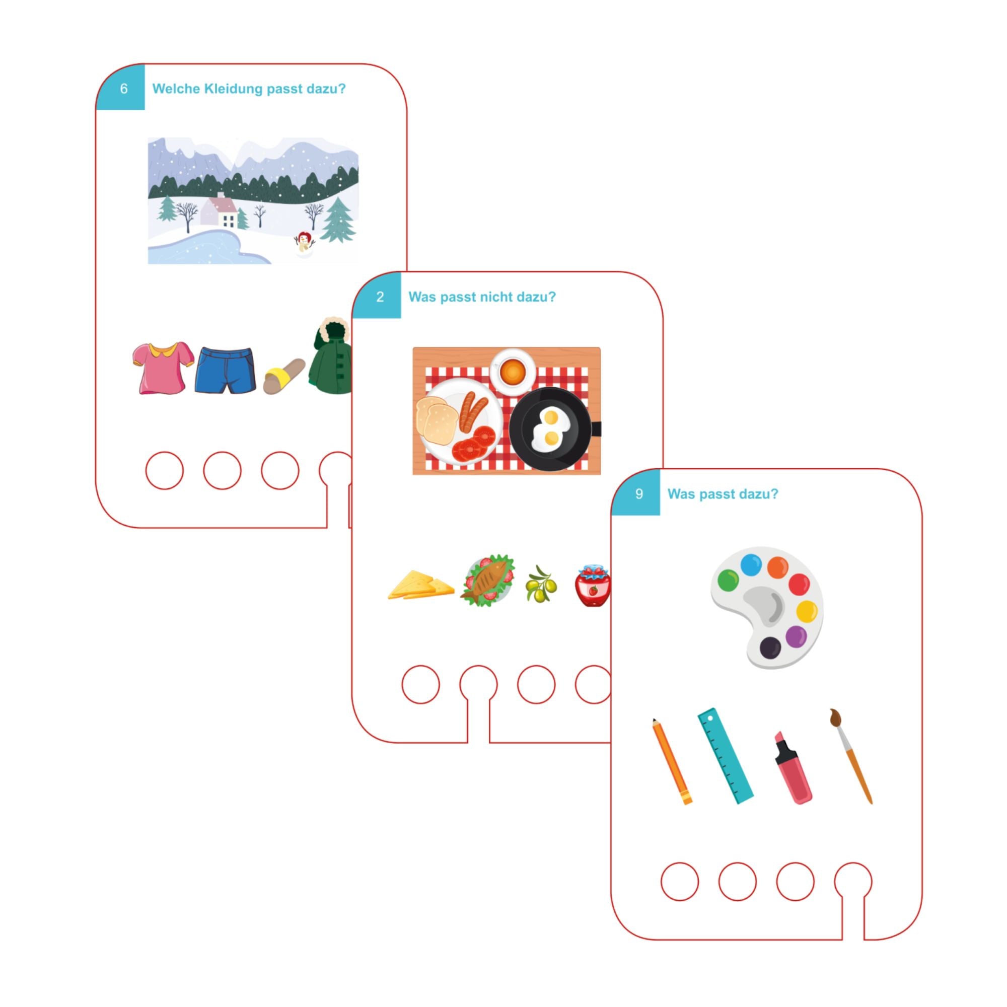 Erste Verknüpfungsspiele - Übungen für den Lochkasten Lernspielverlag - malmichmunt.com