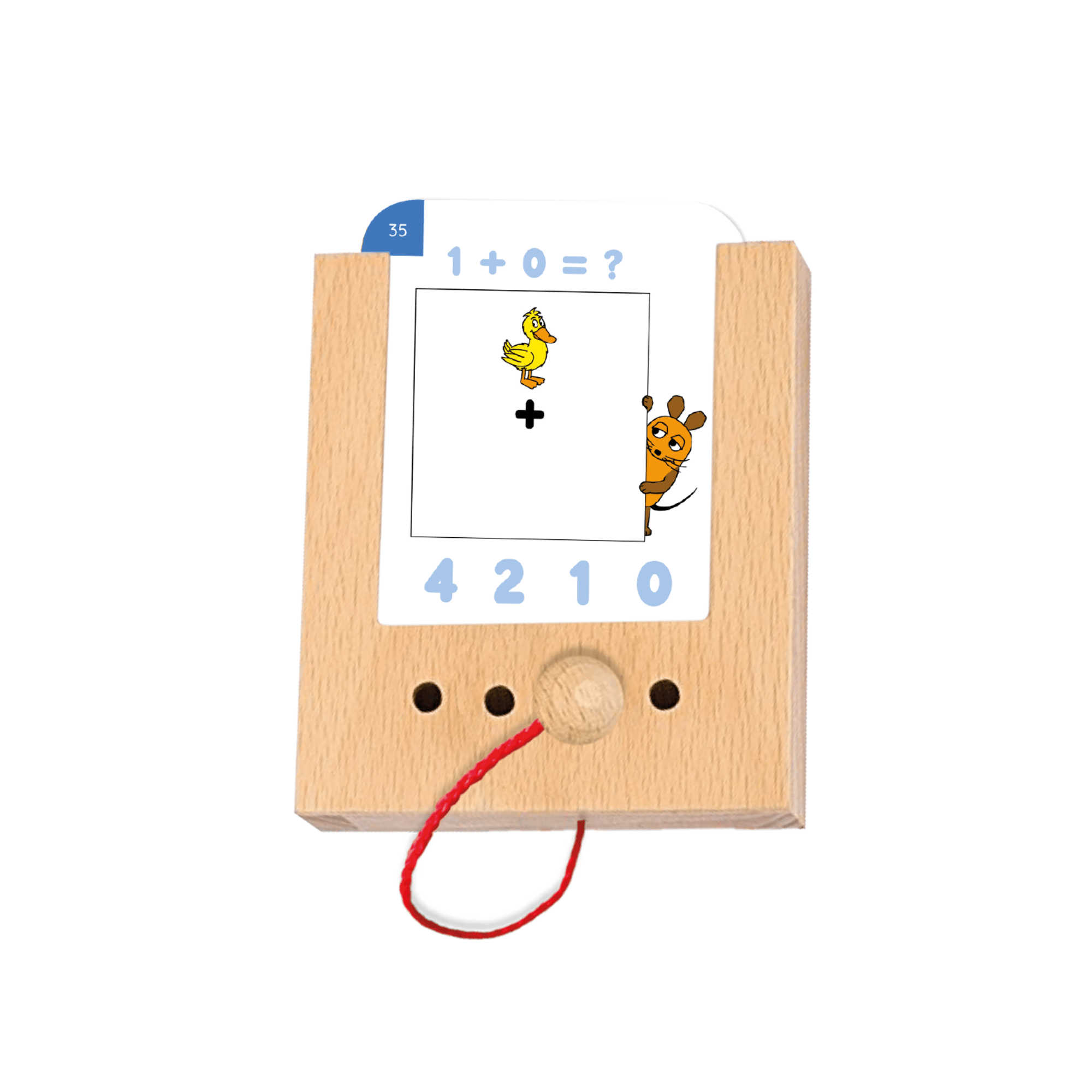 Erstes Rechnen mit der Maus 5 - 6+ - Übungen für den Lochkasten Lernspielverlag - malmichmunt.com