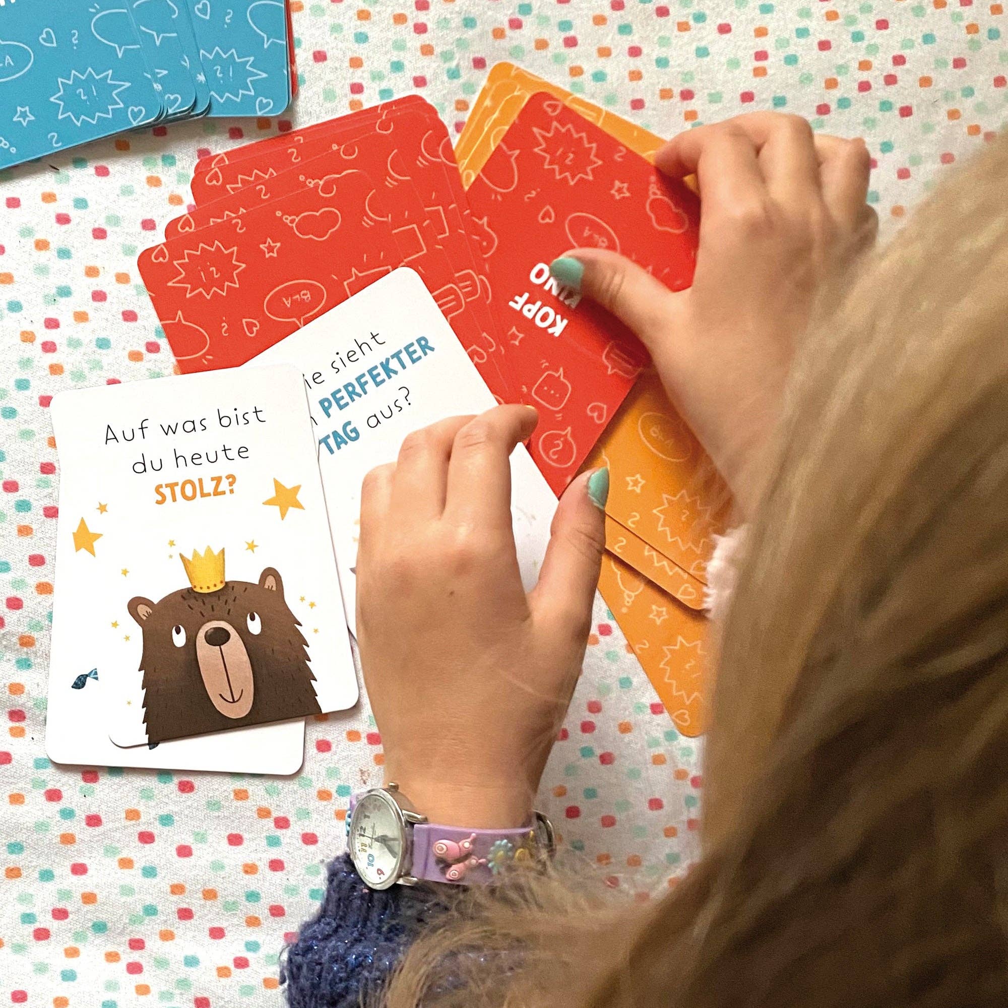 Erzähl doch mal – Gesprächskarten für Kinder Rüsselfuchs - malmichmunt.com