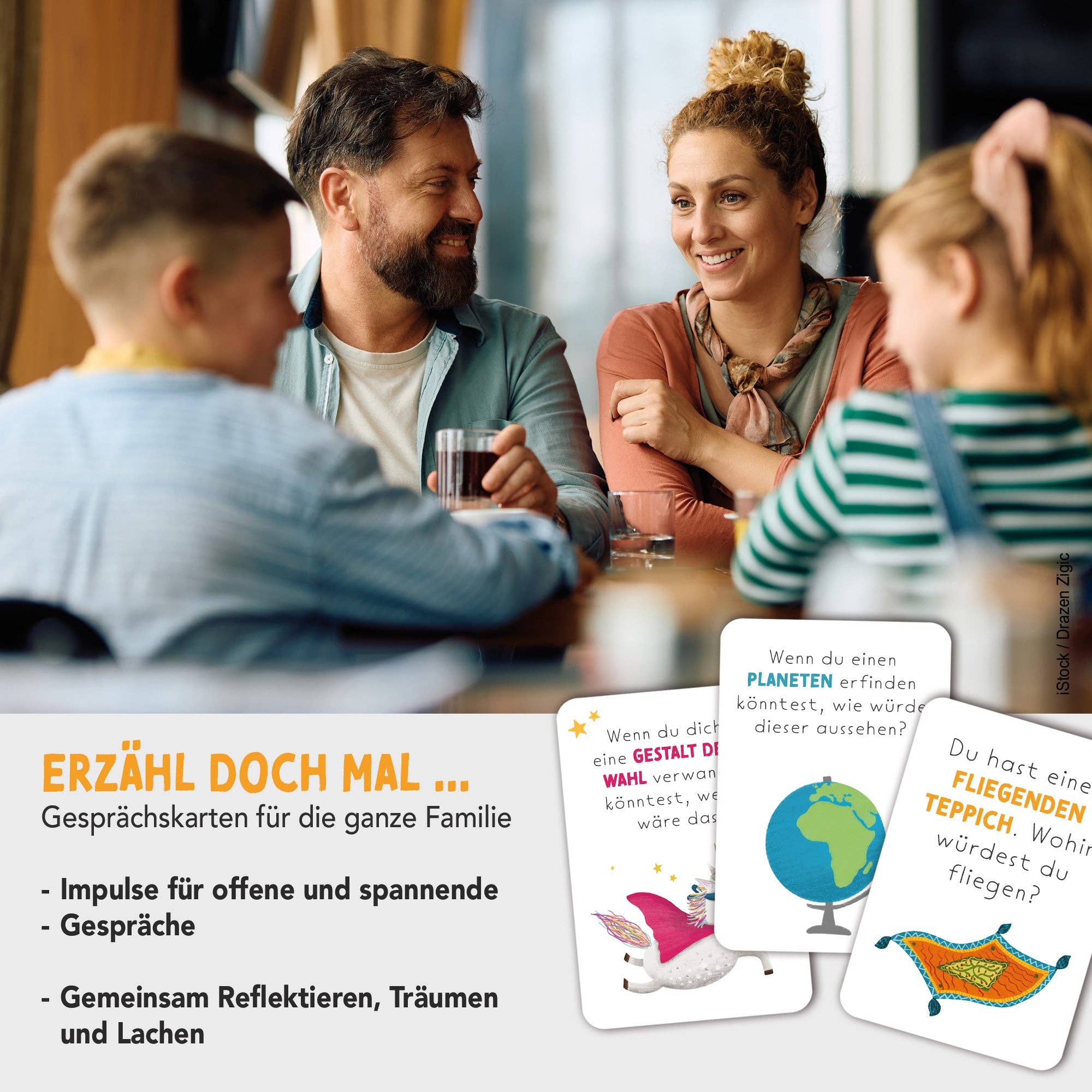 Erzähl doch mal – Gesprächskarten für Kinder Rüsselfuchs - malmichmunt.com