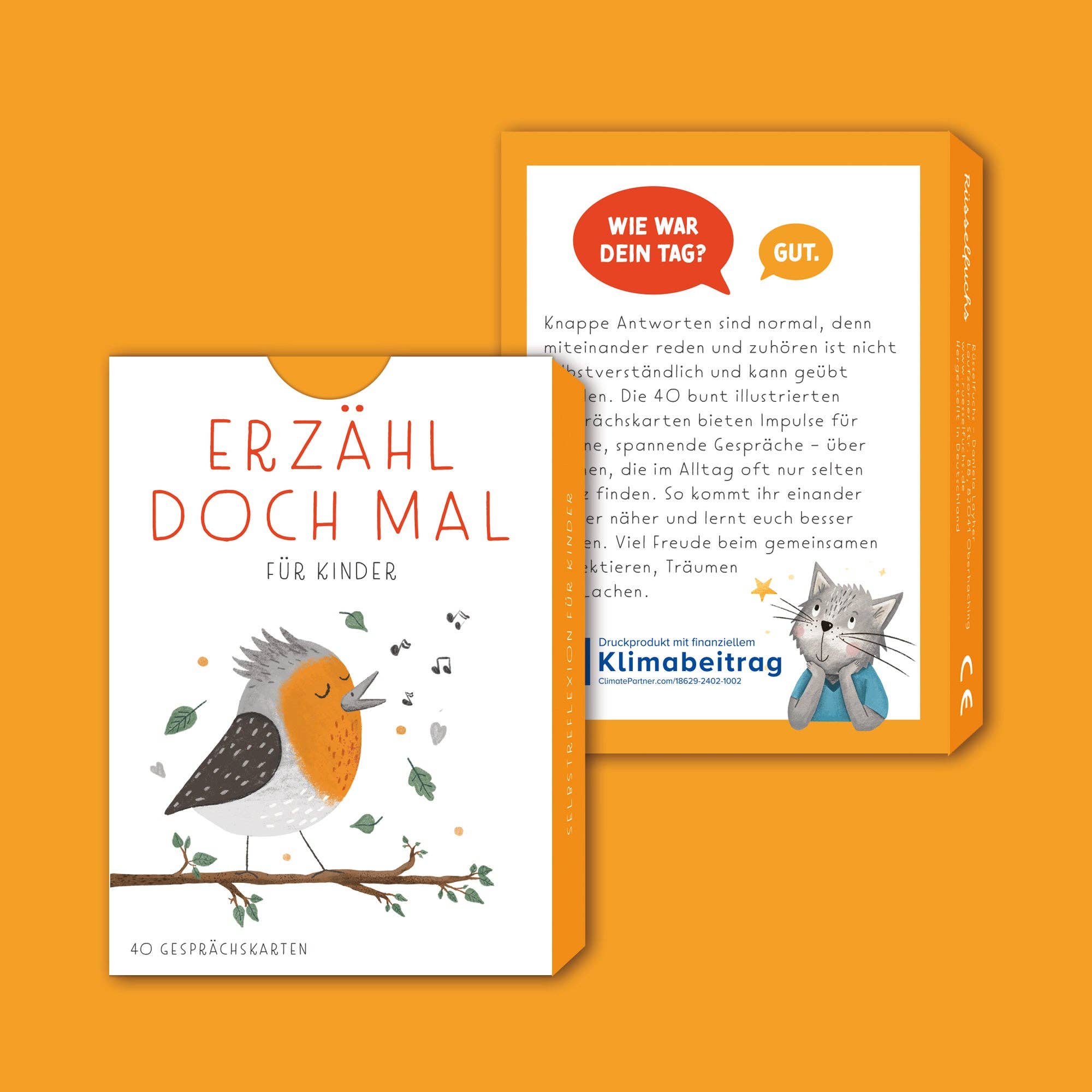 Erzähl doch mal – Gesprächskarten für Kinder Rüsselfuchs - malmichmunt.com