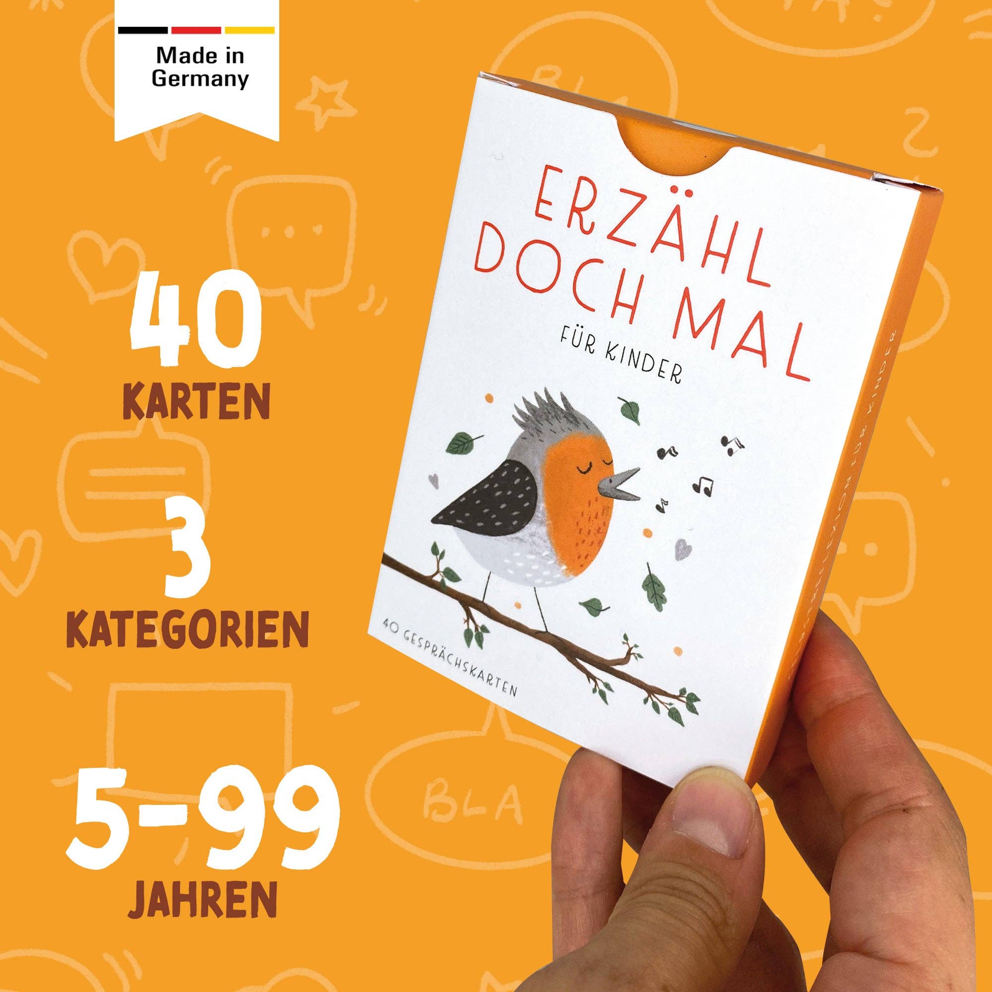 Erzähl doch mal – Gesprächskarten für Kinder Rüsselfuchs - malmichmunt.com