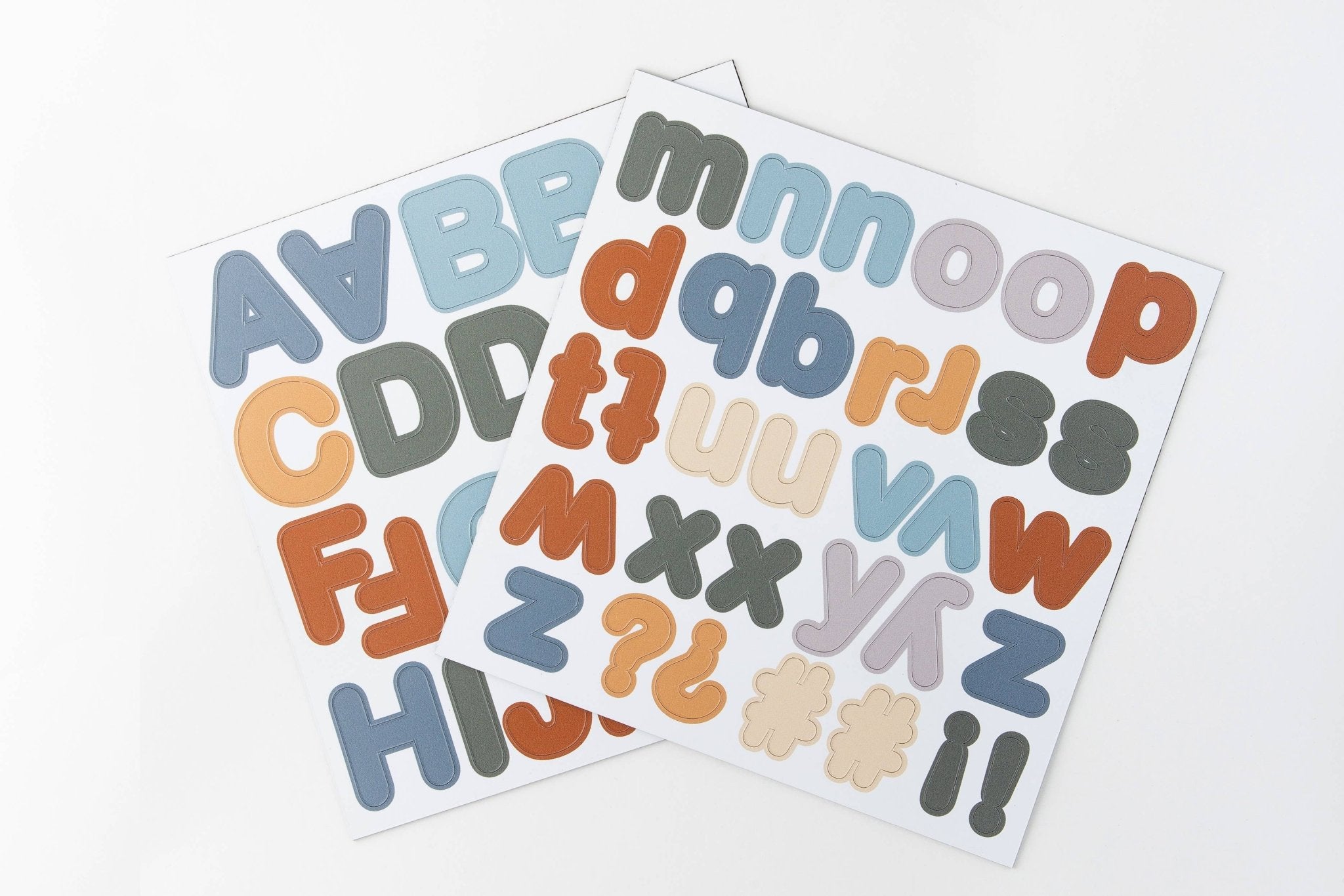Ferflex Magnetische Buchstaben – Karamellblau – Set mit 125 Magneten Ferflex - malmichmunt.com
