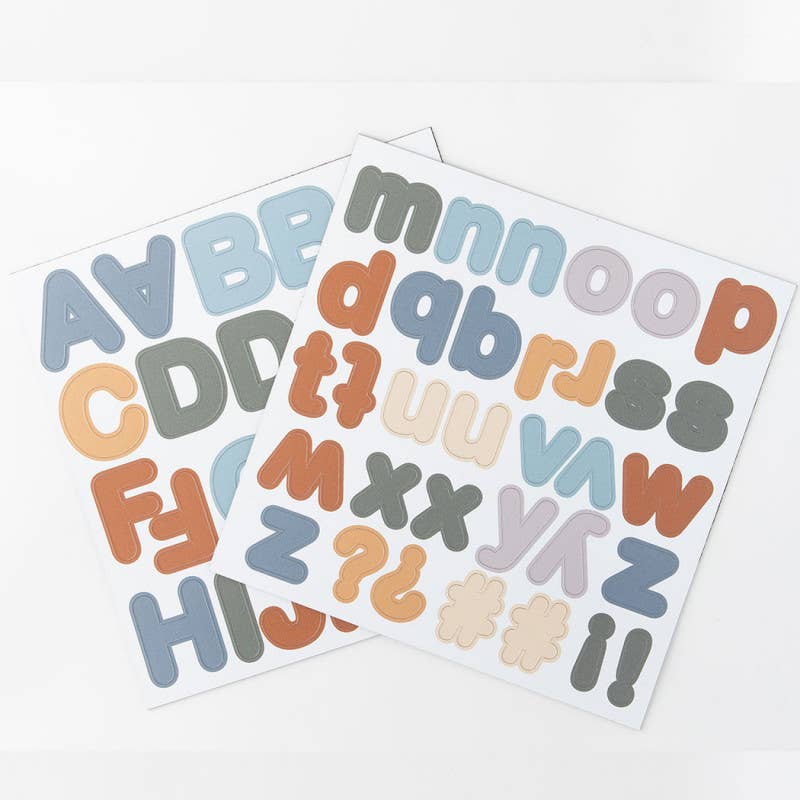 Ferflex Magnetische Buchstaben – Karamellblau – Set mit 125 Magneten Ferflex - malmichmunt.com