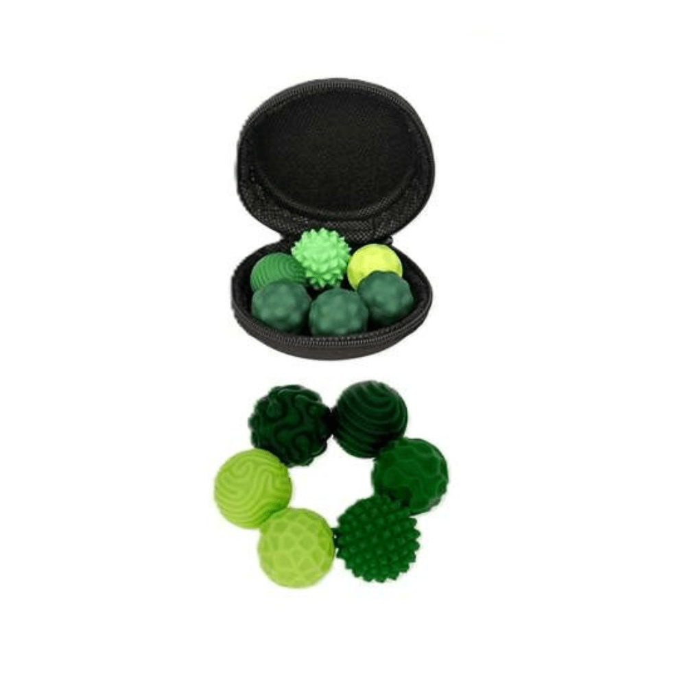FidgNetics - 6 magnetische Antistress - Kugeln grün Funtrading - malmichmunt.com