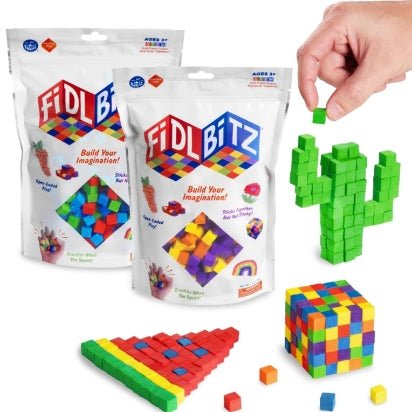 Fidl Bitz Bundle Set 2 Tüten ca. 600 Würfel - 60g Jactal - malmichmunt.com
