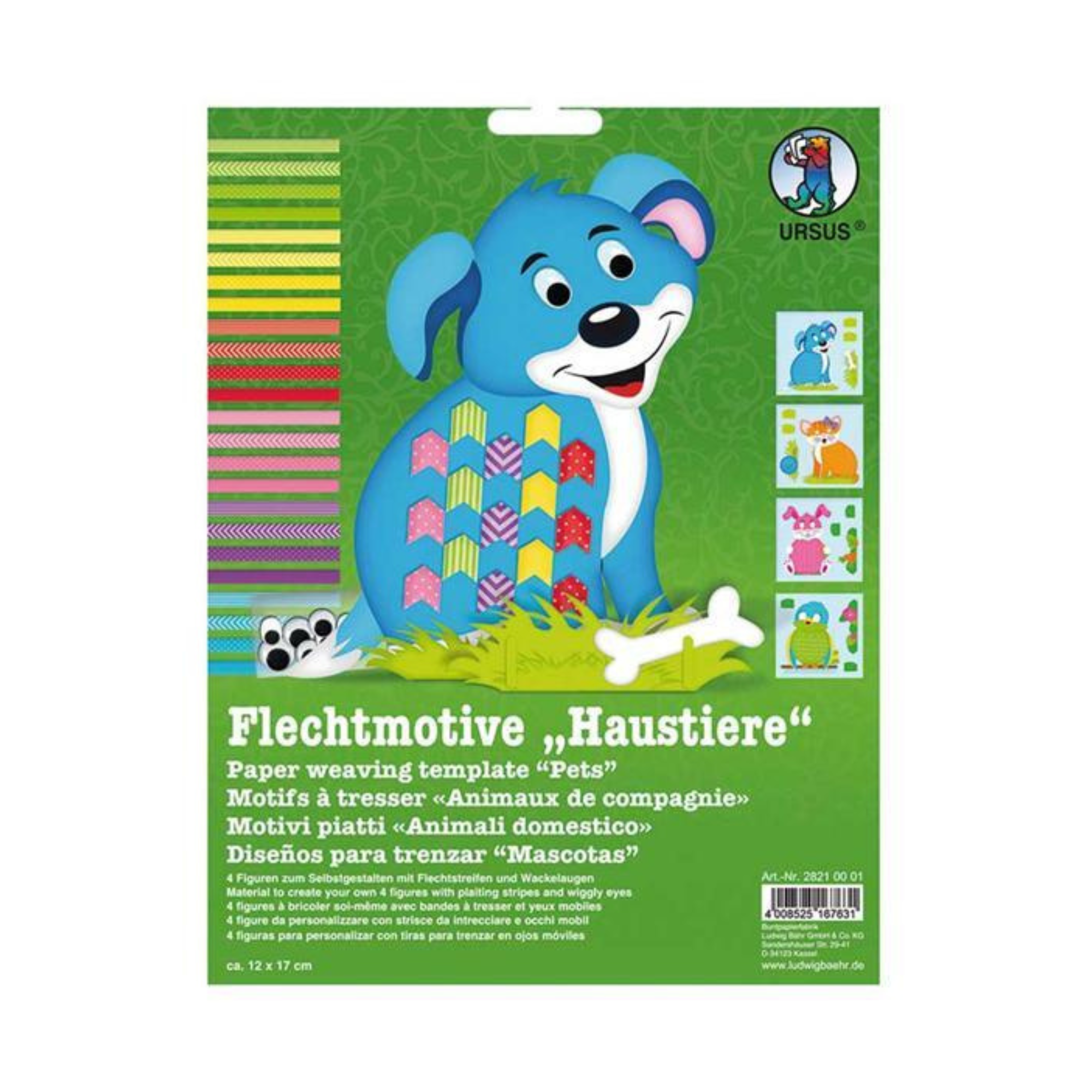 Flechtmotive Haustiere Ursus - malmichmunt.com