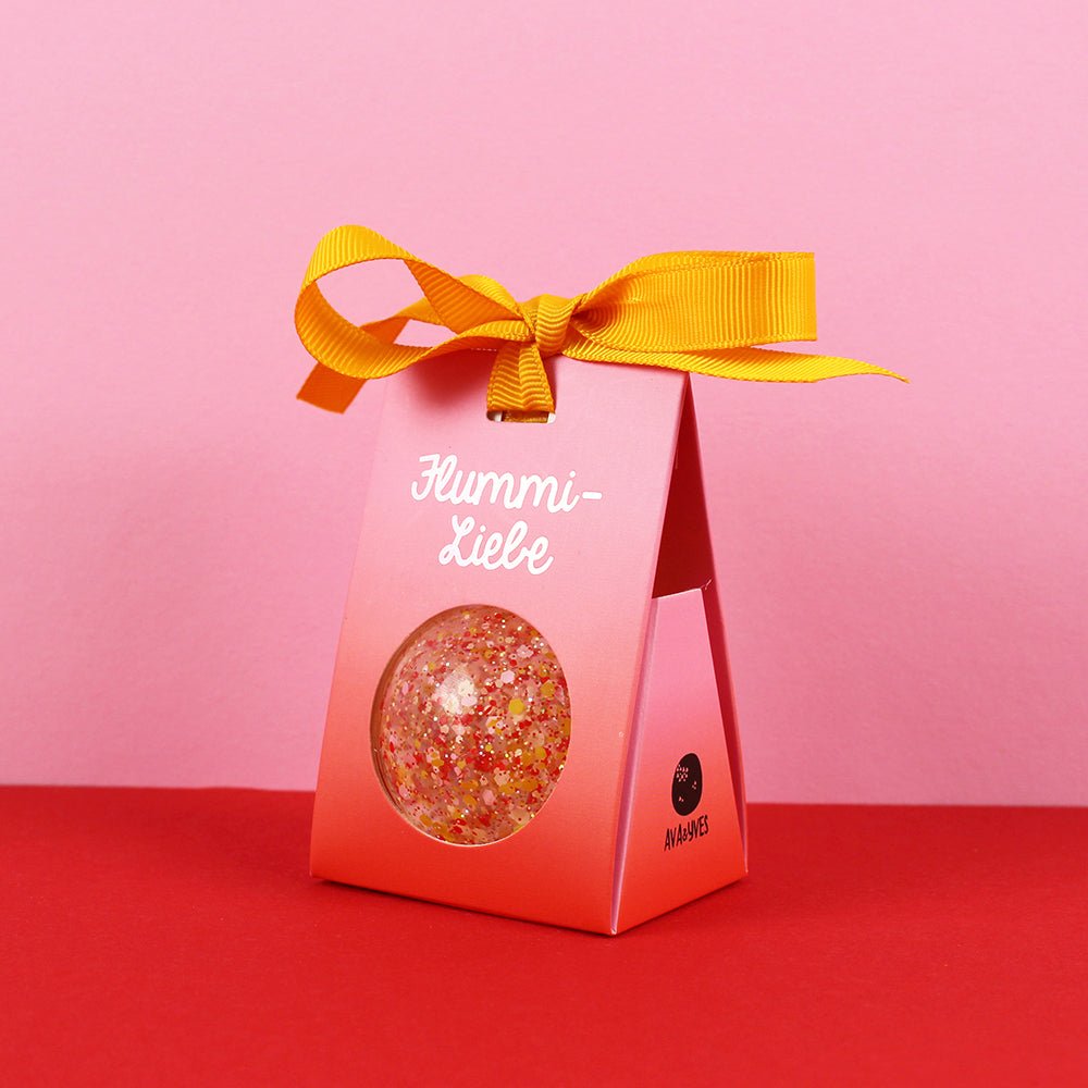 Flummiball im Geschenkverpackung - 49mm Ava & Yves - malmichmunt.com