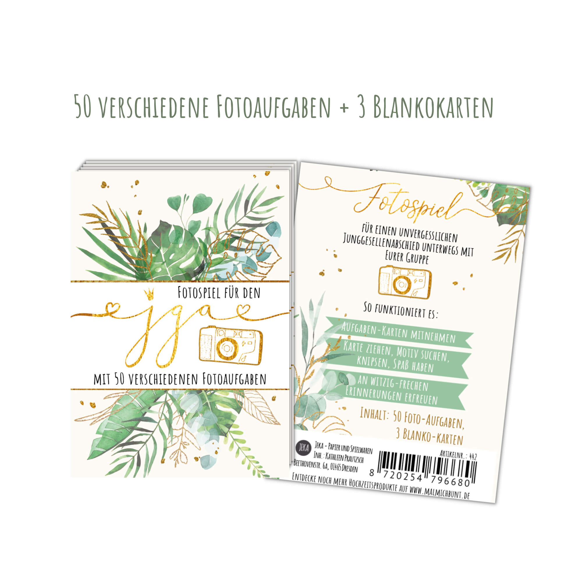 Fotospiel JGA - Junggesellenabschied Spiel Jeka - malmichmunt.com